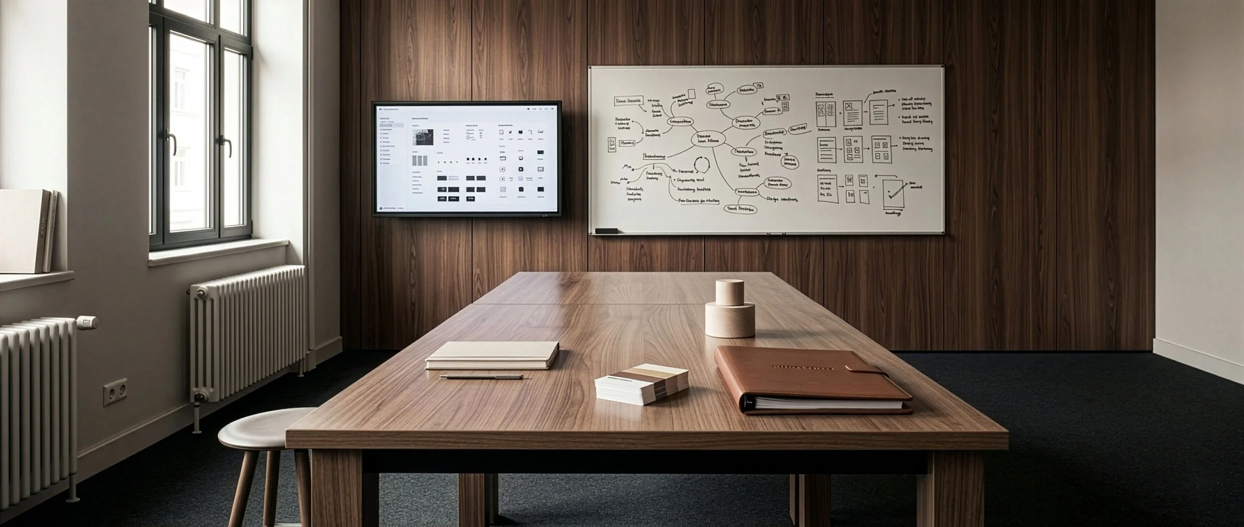 Salle de cours en design graphique illustrant l’expertise pédagogique et l’accompagnement en direction artistique par Mathilde Lafargue