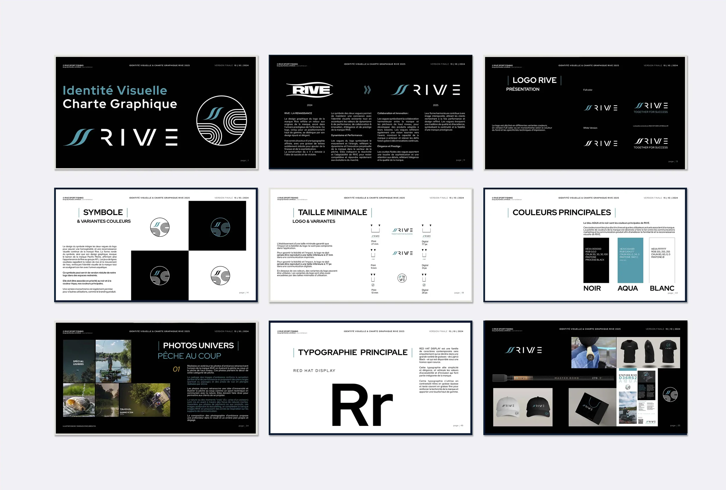 Présentation du système graphique de RIVE garantissant la cohérence de l’identité visuelle