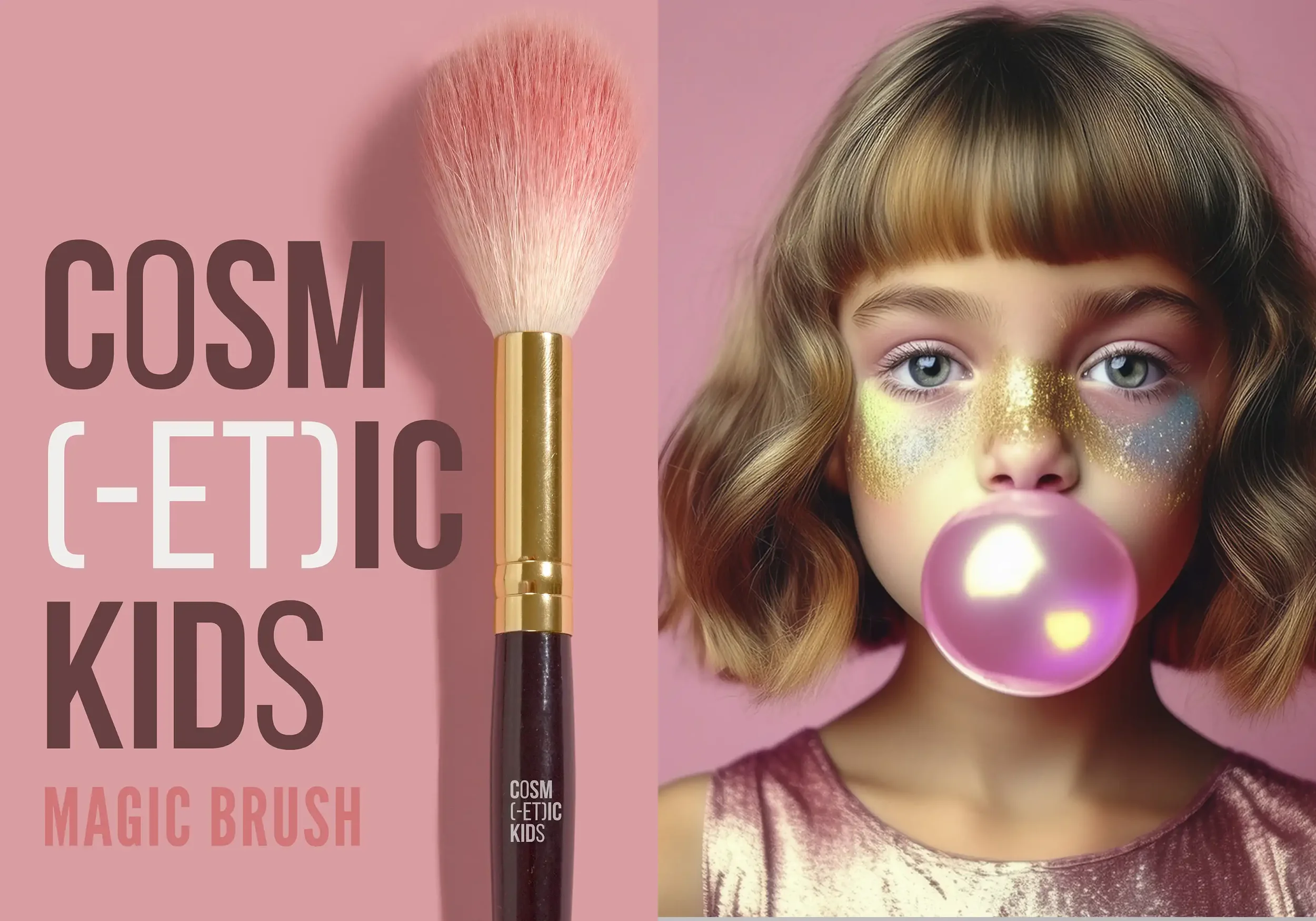 Direction artistique photo et campagne publicitaire pour une marque de cosmétiques pour enfants