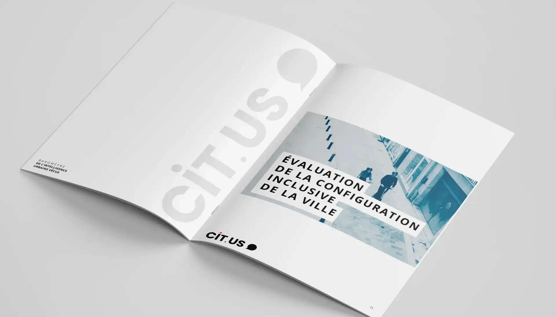 Design éditorial du baromètre de la Chaire CIT US, par Mathilde Lafargue