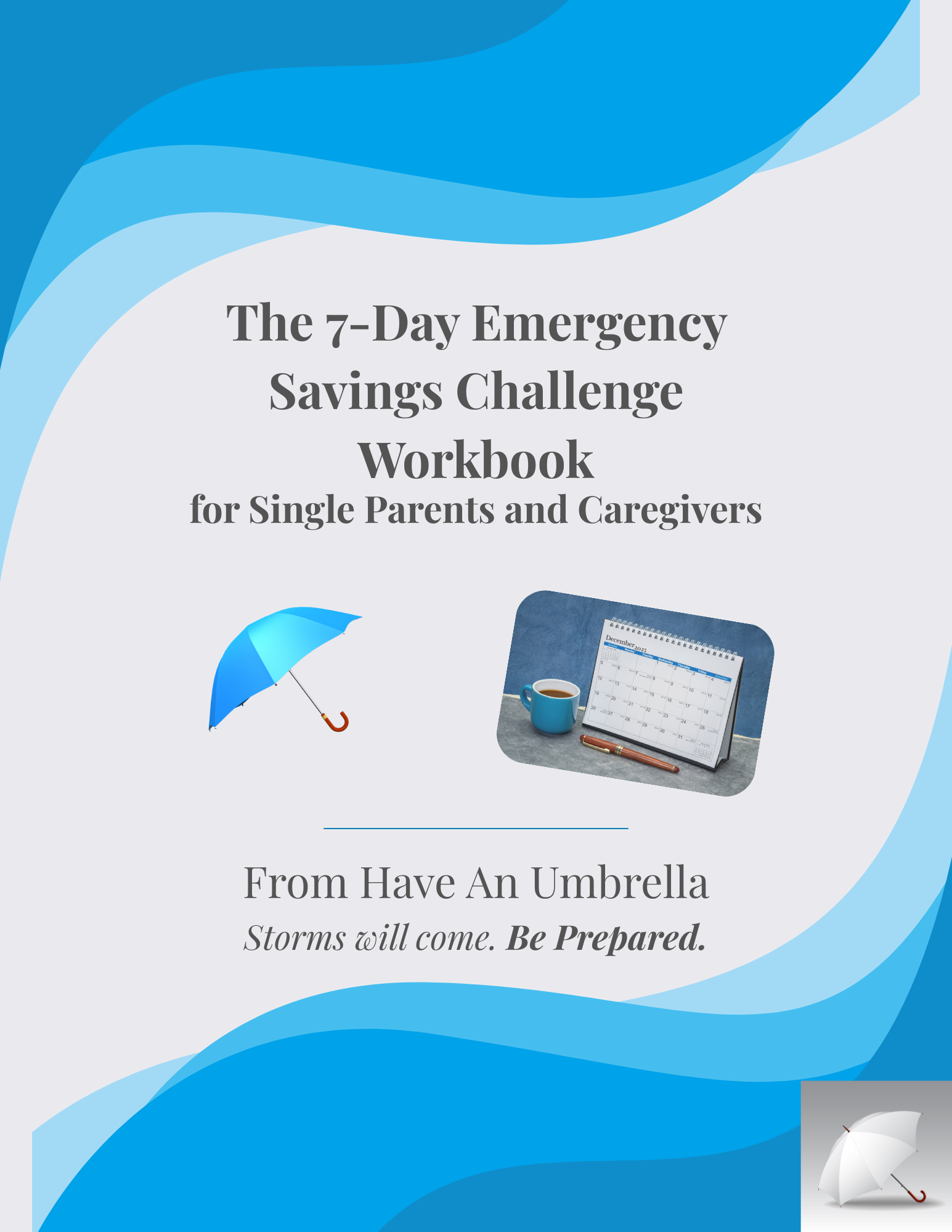 7 Day Emergency Savings Challenge Workbook