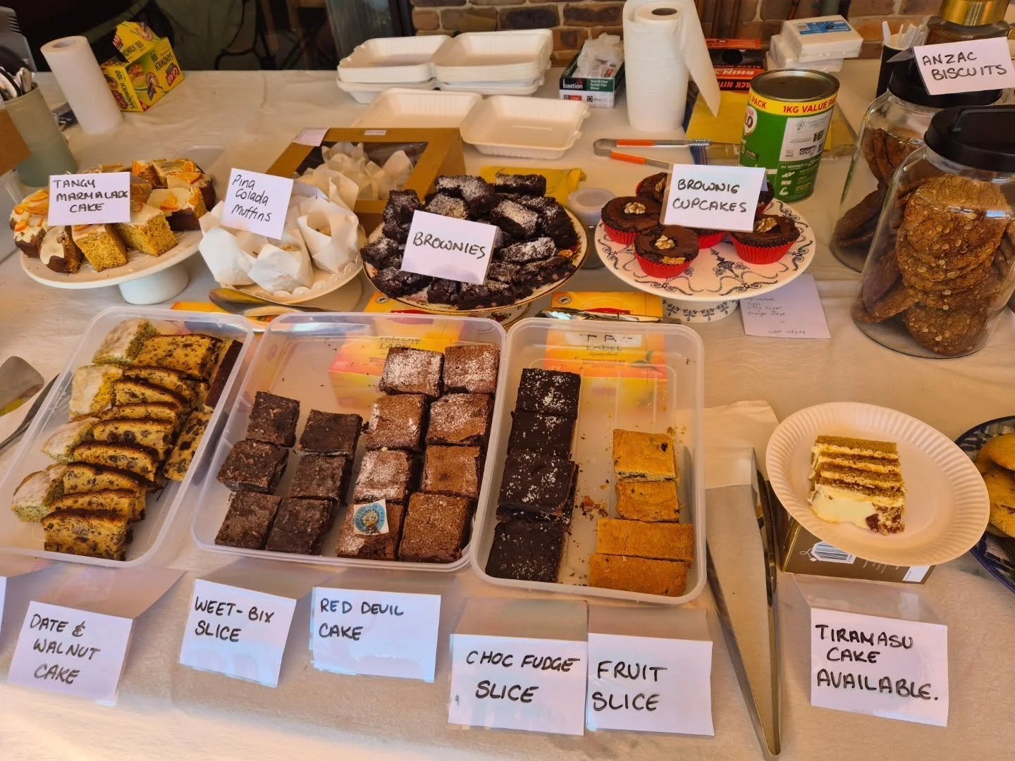 Look at all the yummy homemade delicioushness our members made for the Canberra Open Garden in Bywong this past weekend.