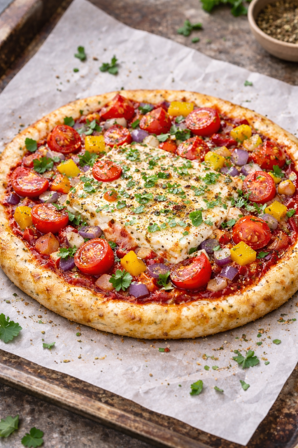 High Protein Pizza