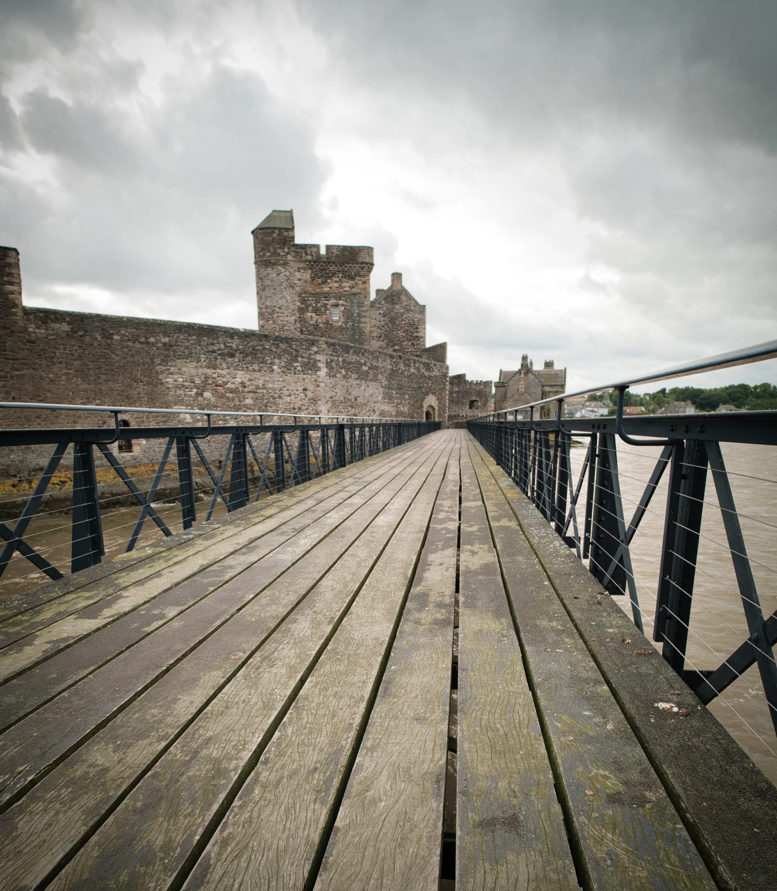 The pier at Blackness Castle