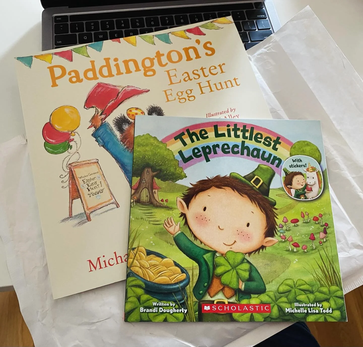 All ready for our next few classes! Beautiful books from @emmas.bookshop #storytimeenglish #mont&eacute;pilloy #livresenvo #eslteacher #apprendreensamusant