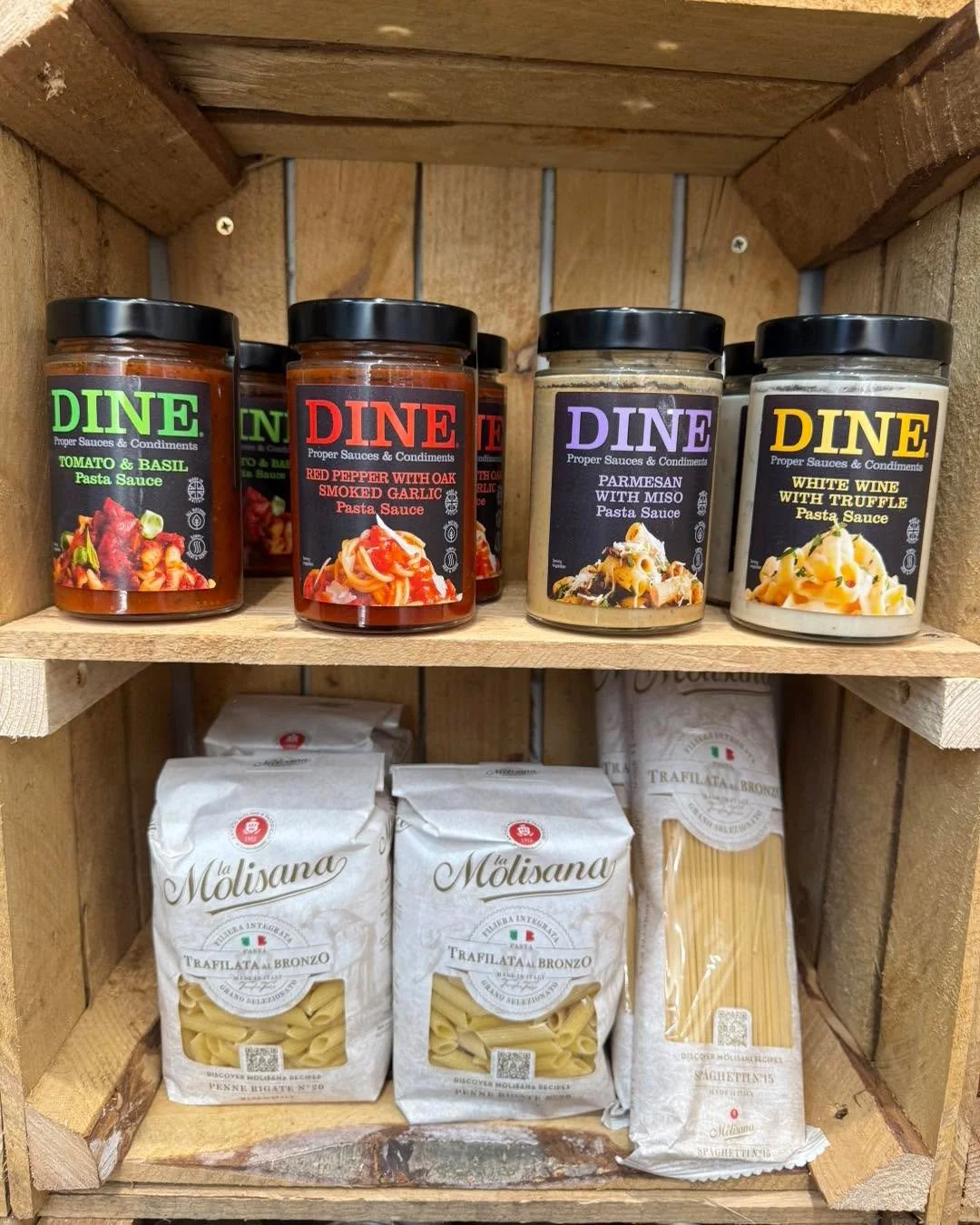 🍝 NEW PASTA DEAL 🍝

One jar of sauce &amp; one packet of pasta for just &pound;5.50! 🙌 The perfect last-minute tea or a cosy date night at home ❤️

Pop into our farm shop and grab yours today! 🇮🇹✨