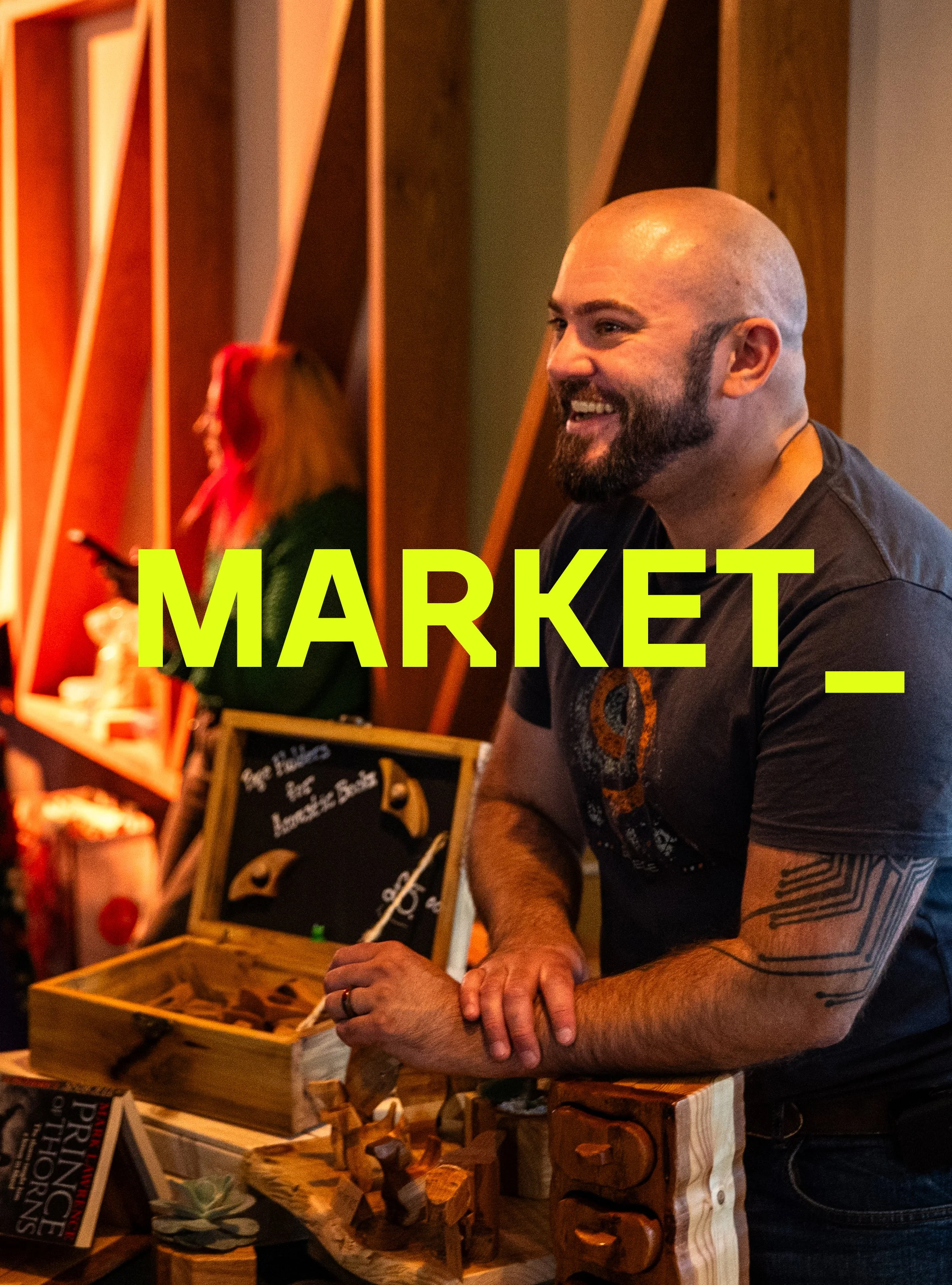 CANVAS; hosting regular maker's markets.