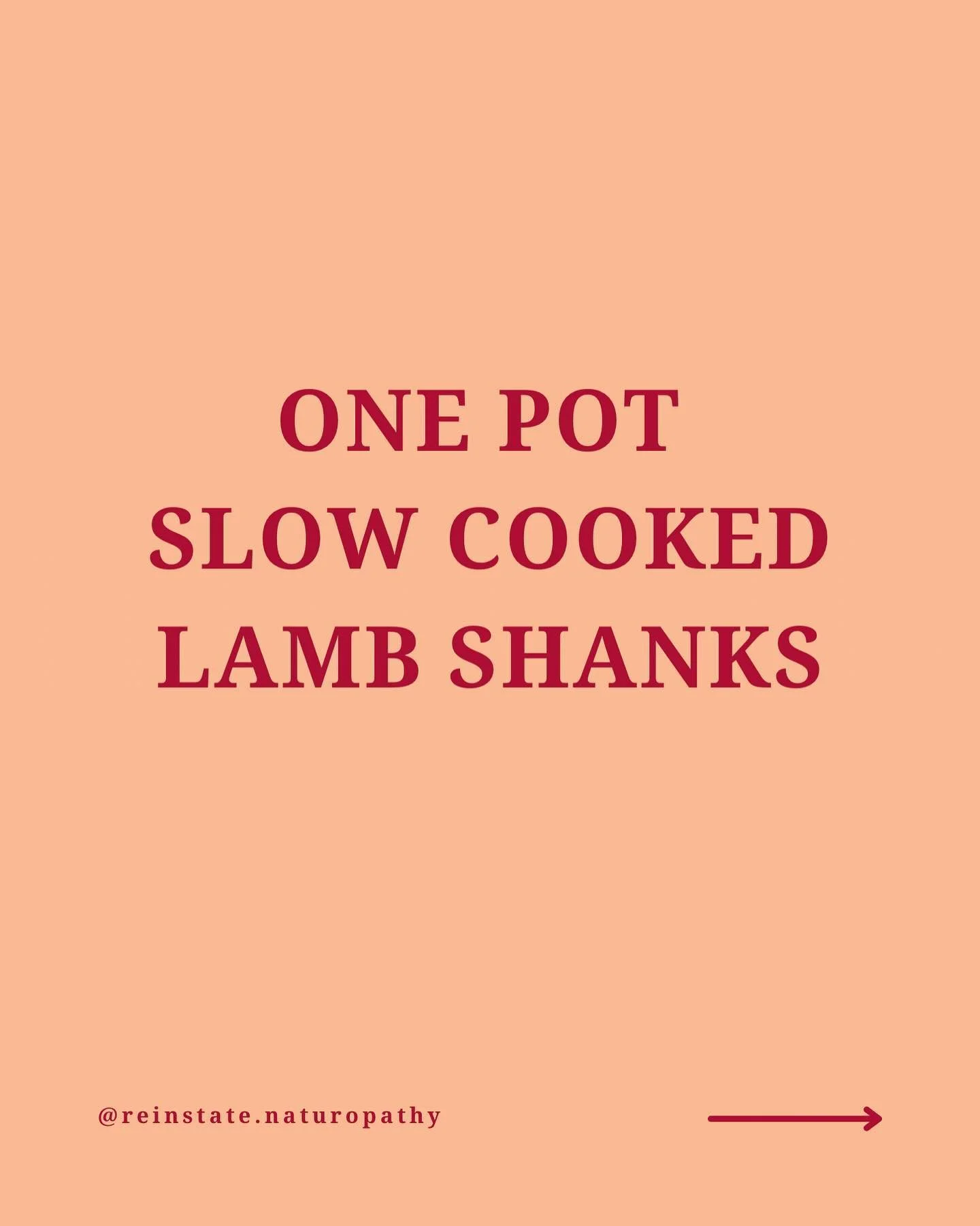 SAVE THIS RECIPE ⬆️⬆️⬆️ 
This one is guaranteed to be a household favourite! 

I remember mum cooking it when I was younger and feeling sooo nourished. It&rsquo;s a wholesome meal that is easy to throw together in the morning and set/forget until the