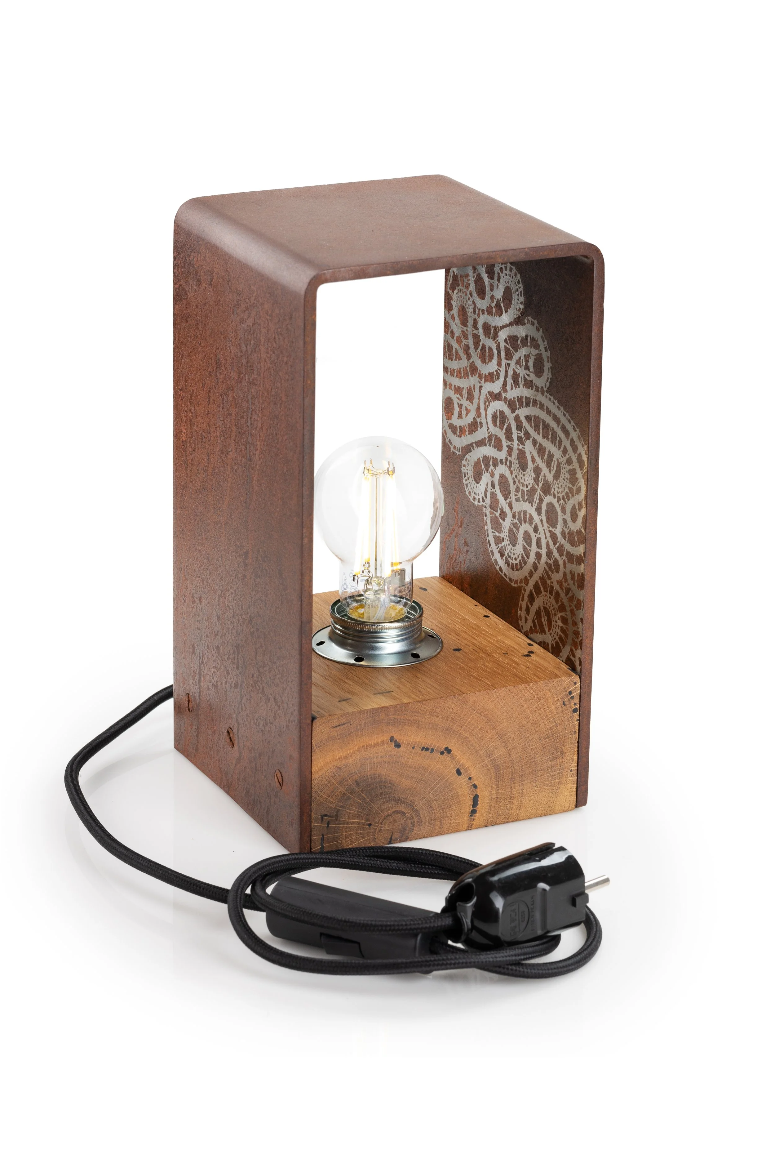 Textile cord with each lamp