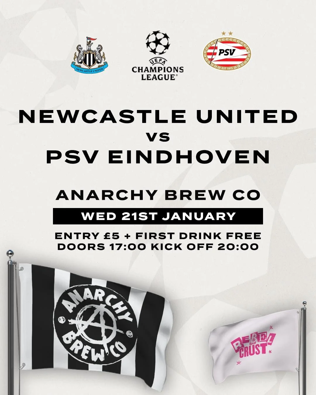 NUFC VS PSV EINDHOVEN