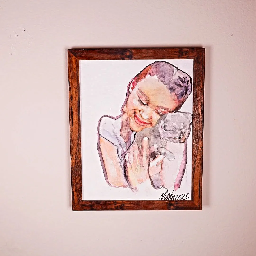Got it framed.
#artIst#potraitartist#artoninstagram🌍#gallery#artcollector