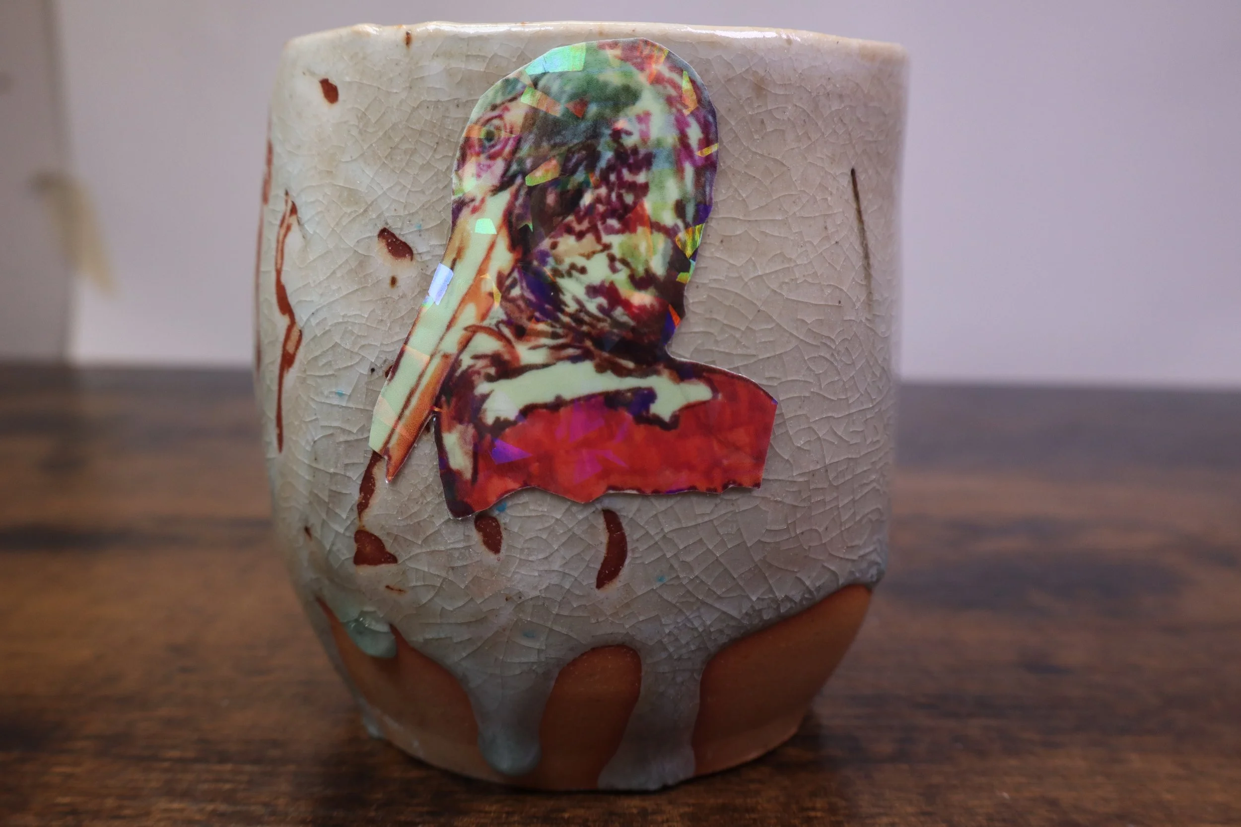 Sinister Bird Holographic Sticker