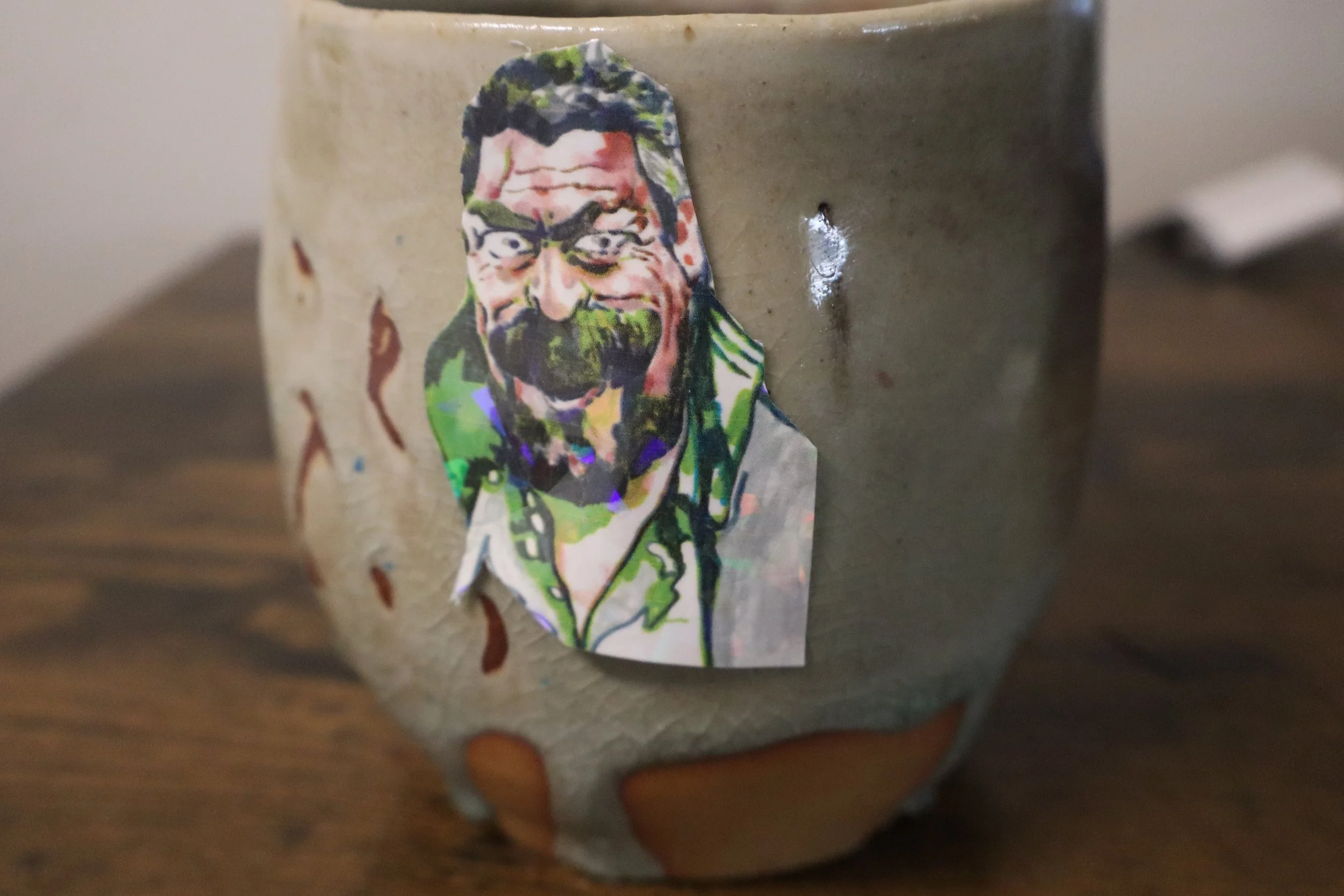 Scorched Earth.'' Inspired Caricature Sticker