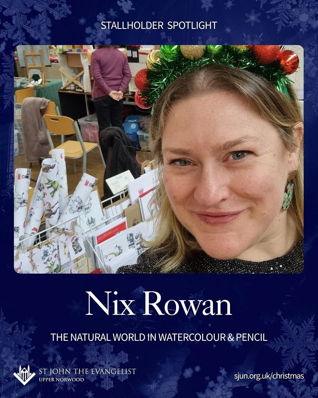 ✨Stall Spotlight: Nix Rowan
Following our first stallholder, meet South London-based artist Nix Rowan! 🐾 She creates whimsical watercolour prints inspired by the natural world and its creatures, plus personalised pet portraits in pencil or watercol