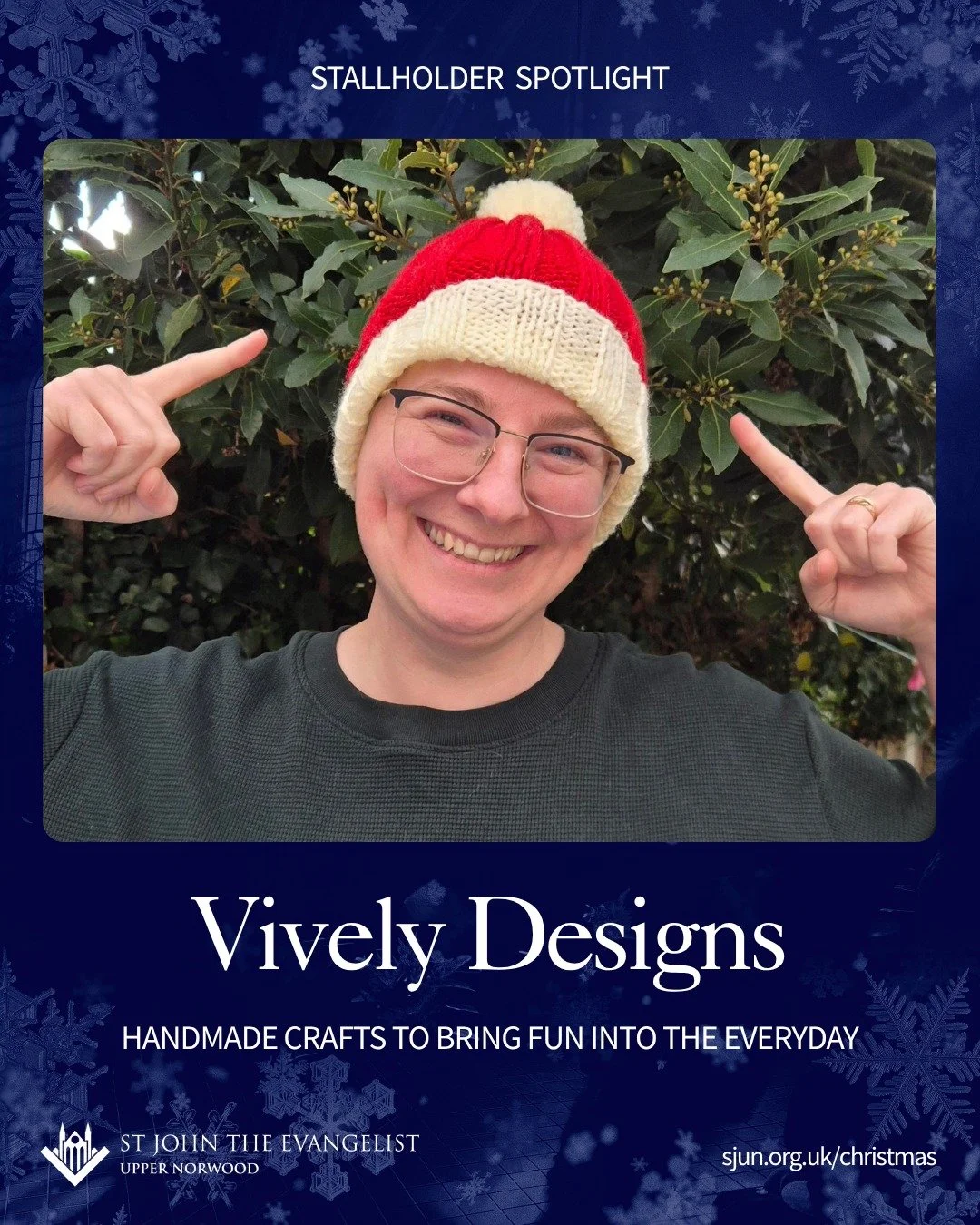 🎄 Countdown to St John's Christmas Market: Only 6 days to go! 🎨

Meet Vivette and Molly from Vively Designs! ✨ Since 2016, Vivette has been creating fun, colourful crafts to bring a smile to everyone. Working with Fimo, acrylic paints, and recently