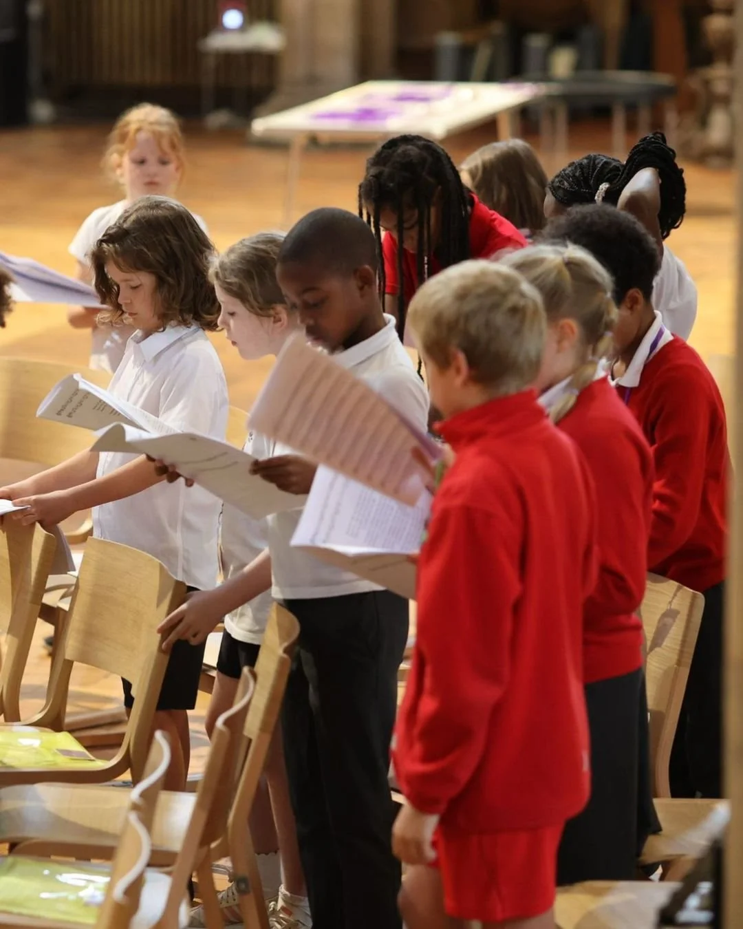 A closer look at one of our Children&rsquo;s Choir rehearsals! 🎶✨ It&rsquo;s such a joy to see our young singers laughing, learning, and growing together.

As Advent and Christmas approach, they&rsquo;re working hard to prepare beautiful music that 