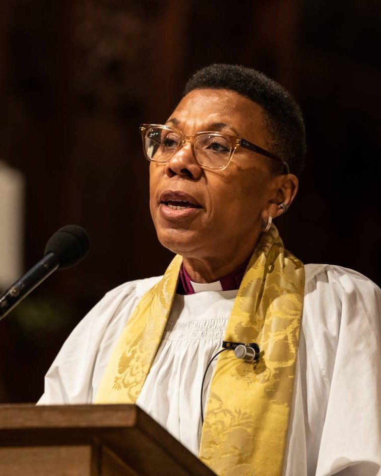 We are delighted that the Rt Reverend Dr Rosemarie Mallett, Bishop of Croydon, will join us tomorrow at 10:30 AM to preach at our celebration of the Baptism of Christ.

Bishop Rosemarie has been Bishop of Croydon since 2022, the first woman bishop in