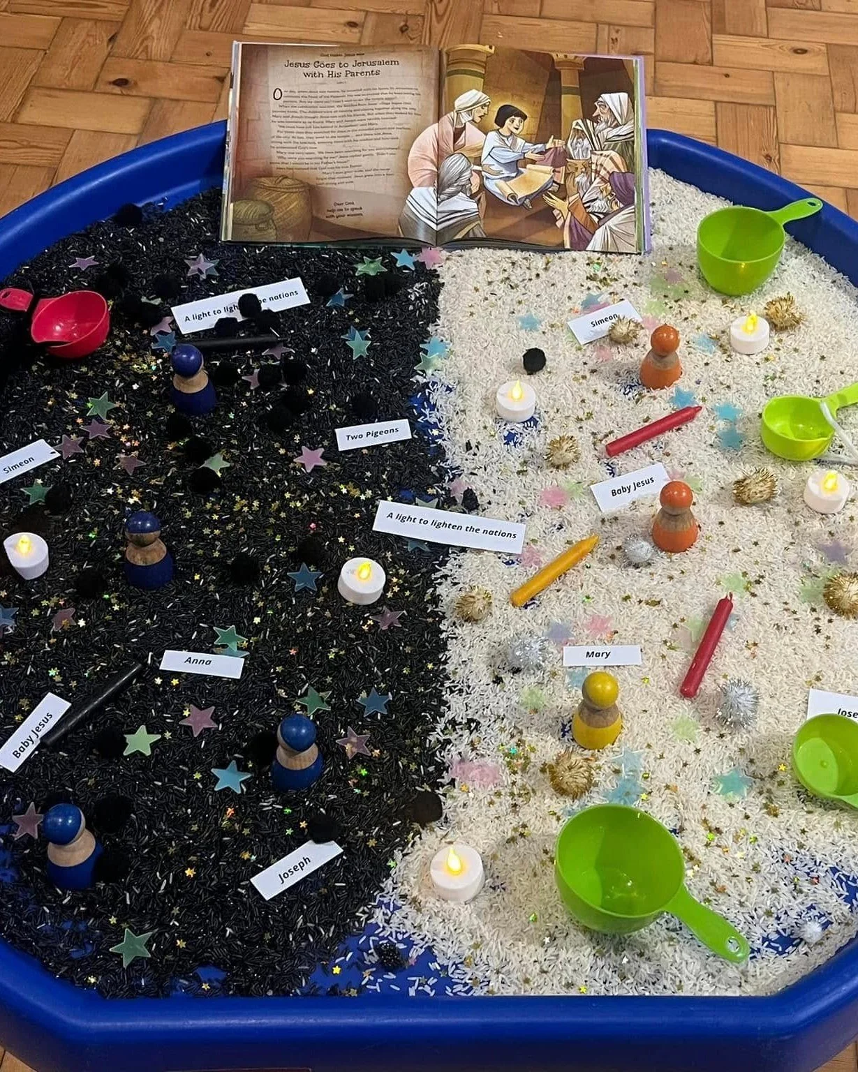 Join us tomorrow at PlayTime! as we prepare for Candlemas! 🕯️🕊️

"For my eyes have seen your salvation, which you have prepared in the sight of all nations: a light for revelation&hellip;" (Luke 2:29&ndash;32) 🕯️❤️🙏🏼

Book your family&