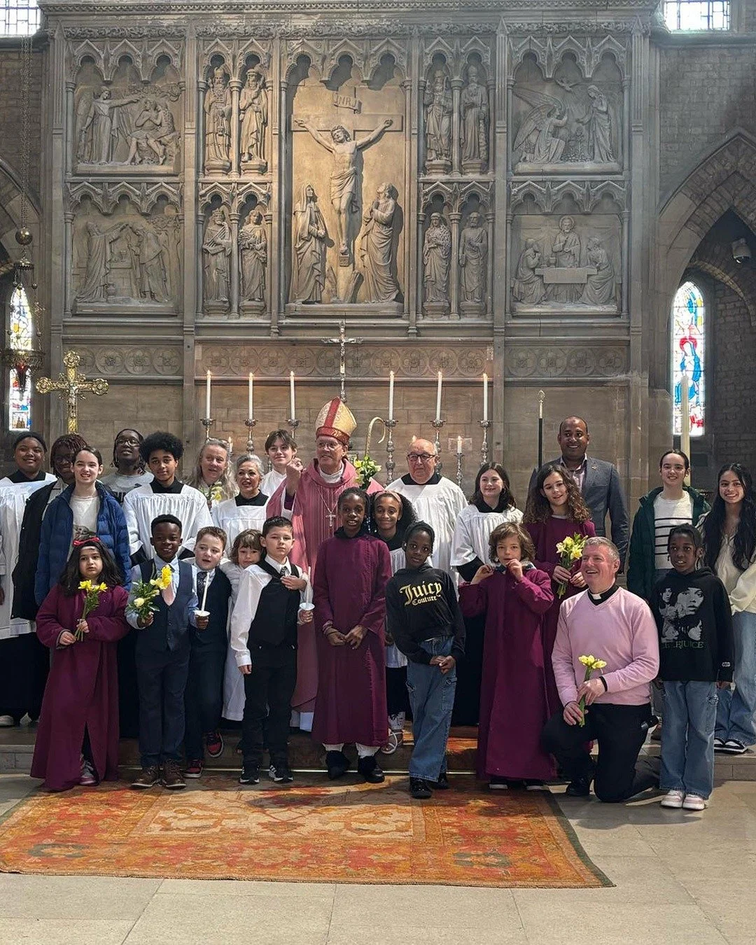 We are delighted and honoured that Bishop Christopher, Bishop of Southwark, will visit us this Sunday 15 March (Mothering Sunday) to preside at the 10.30 am Mass.

This will be his final visit to St John&rsquo;s as our Bishop, so please do make every