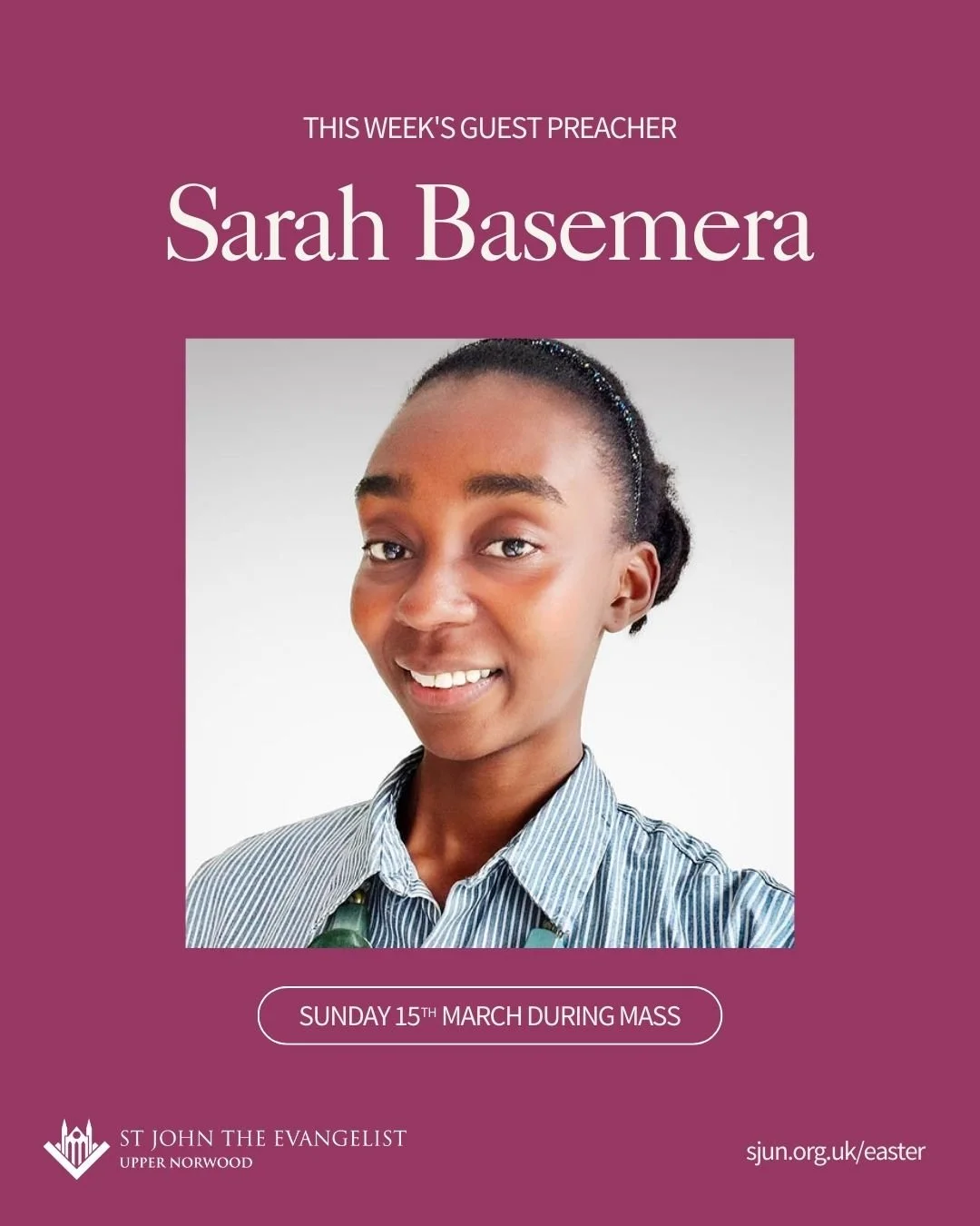 Voices of Faith: Lent Reflections at St John&rsquo;s, Upper Norwood

During this season of reflection, we invite members of the St John&rsquo;s congregation to share how their everyday experiences shape, and are shaped by their faith. We are very gra