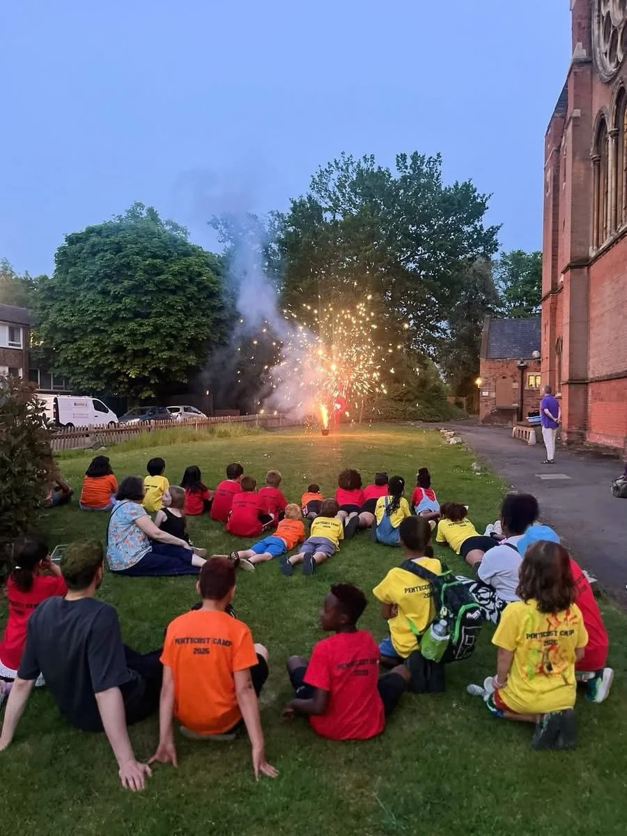 A *huge* thank you to the 30 primary-school aged children who made Pentecost Camp 2026 so special! 🎉

And to our superb volunteers who made this weekend&rsquo;s camp possible through scavenger hunts, lego, science and baking workshops, campfires, fi