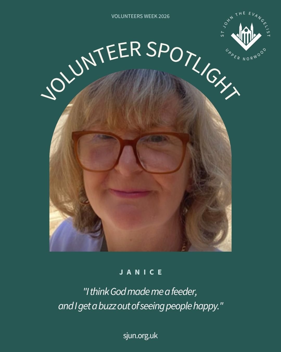 Continuing our volunteer spotlight this week, meet Janice 💛

Janice is one of the warm hearts behind after-mass teas and coffees, showing up each week to bake, serve, and make sure everyone feels at home. After 43 years at another church, she found 