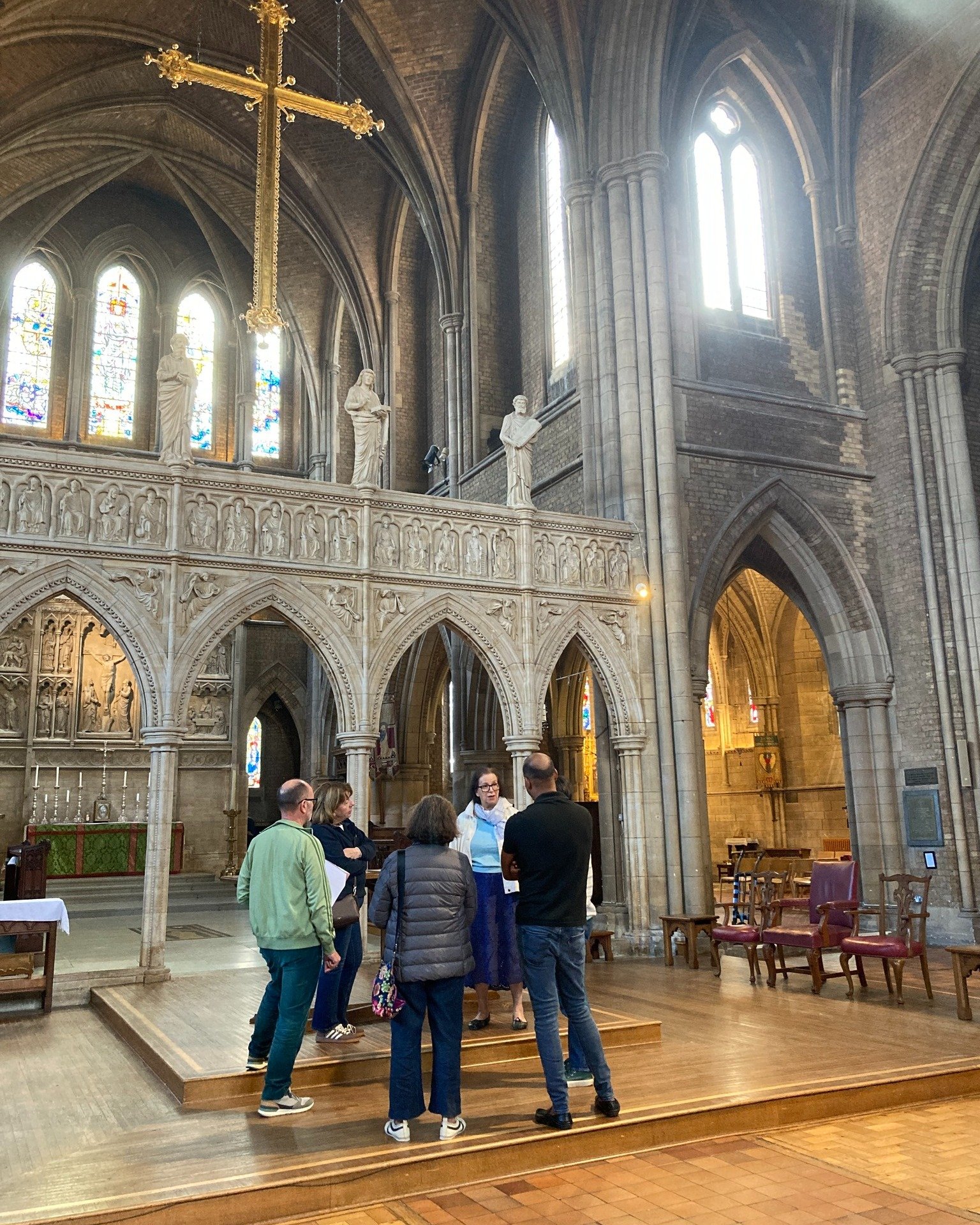 Behind the scenes this morning as our tour guides got briefed and ready for the Open House Festival! 🏛️✨ We can't wait to welcome you to St John's this Saturday, 19 September, and share the story of our beautiful building.

Open House Festival opens