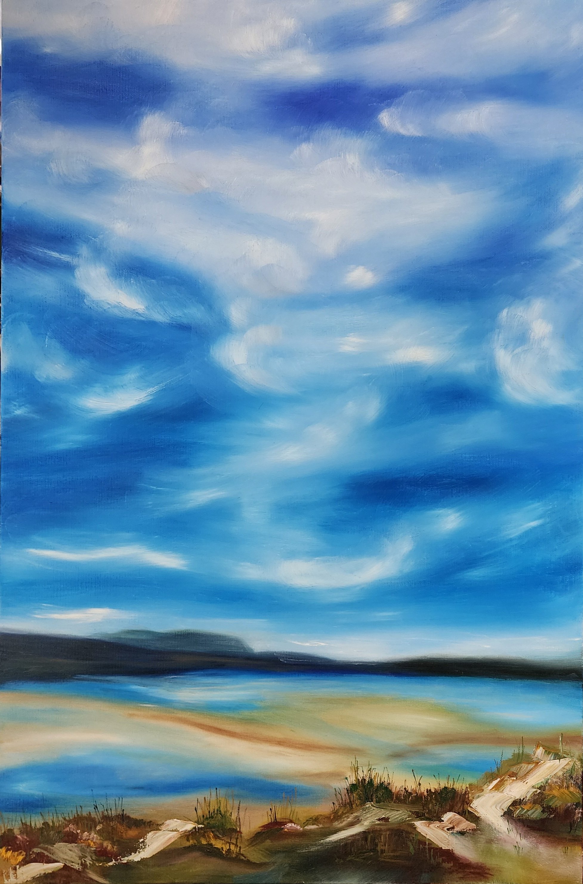 Quiet Harbours, 2025, Acrylic on canvas (Sold through Artbid)
