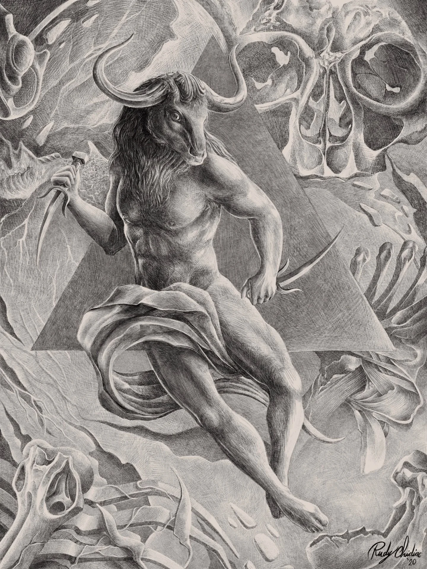 &ldquo;Moloch&rdquo; &ndash; Digital
&copy; Rudy Chidiac

#art #digital #procreate #illustration
No gen. AI was used in the process