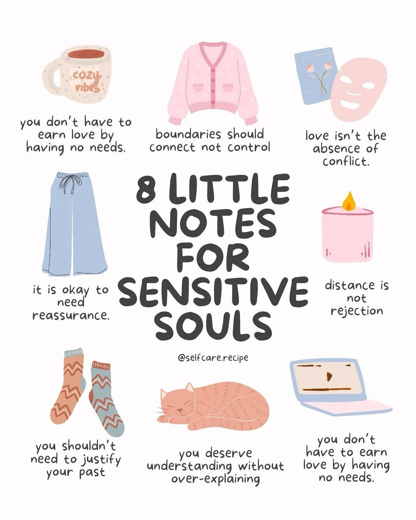A gentle reminder that your softness is a strength, your feelings are valid, and your sensitivity is a superpower, not something to shrink.