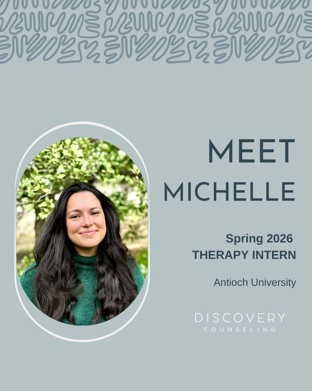 ✨ Meet Michelle Barrientos! ✨ Michelle is a therapist intern with a warm, collaborative approach, supporting folks through anxiety, body image &amp; eating concerns, relationships, identity, and life transitions. She&rsquo;s all about helping you rec