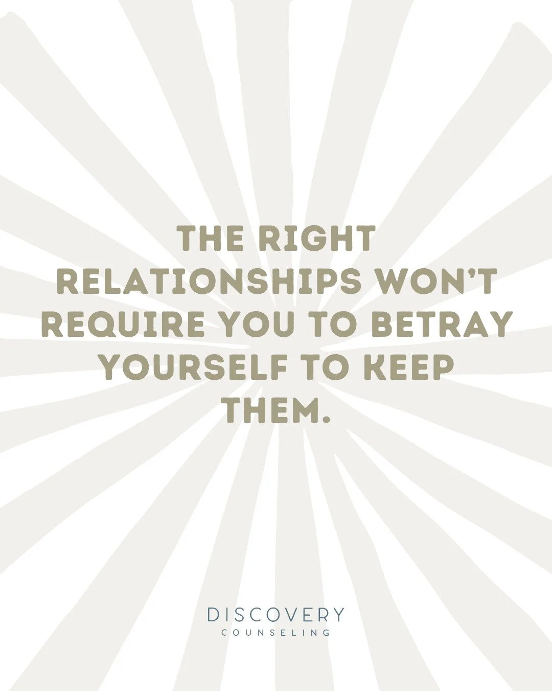 Read that again.

Healthy relationships aren&rsquo;t built on self-abandonment, over-explaining your needs, or shrinking yourself to avoid conflict. The right people won&rsquo;t always get it perfect, but they will be willing to communicate, repair, 