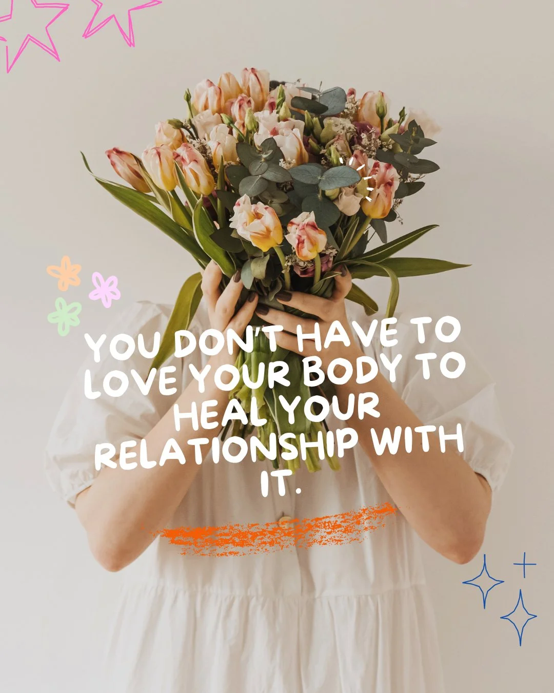 Body image healing is often misunderstood.

You do not need to feel confident, beautiful, or &ldquo;in love&rdquo; with your body every day to be making progress.

Sometimes progress is quieter than that.

It looks like less obsession.
Less punishmen