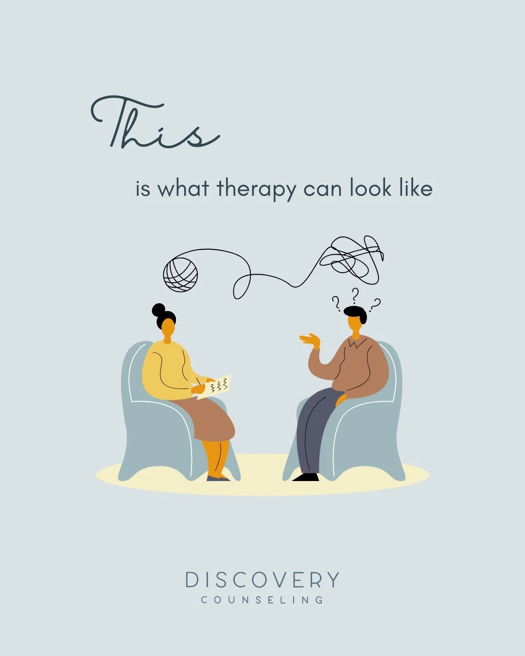 This is what therapy can look like: having a space to untangle your thoughts, process your emotions, and feel supported while making sense of it all.

Therapy isn&rsquo;t about having all the answers right away. Sometimes, it&rsquo;s simply having a 