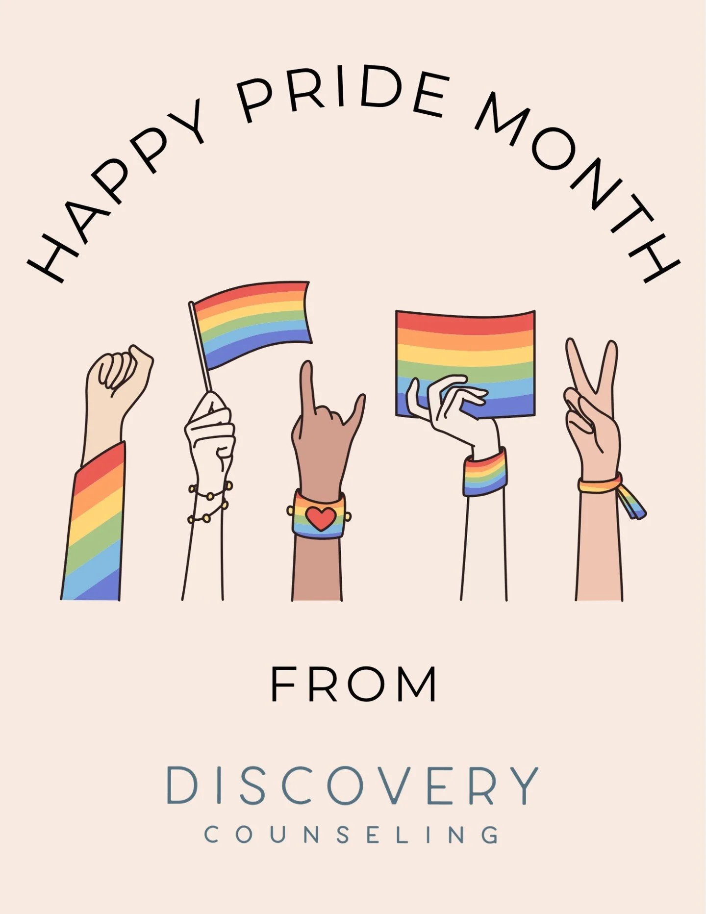 Pride Month is a celebration of identity, authenticity, resilience, and community 🌈

At Discovery Counseling Austin, we believe everyone deserves a space where they feel safe, affirmed, and fully seen for who they are. We know that for many in the L