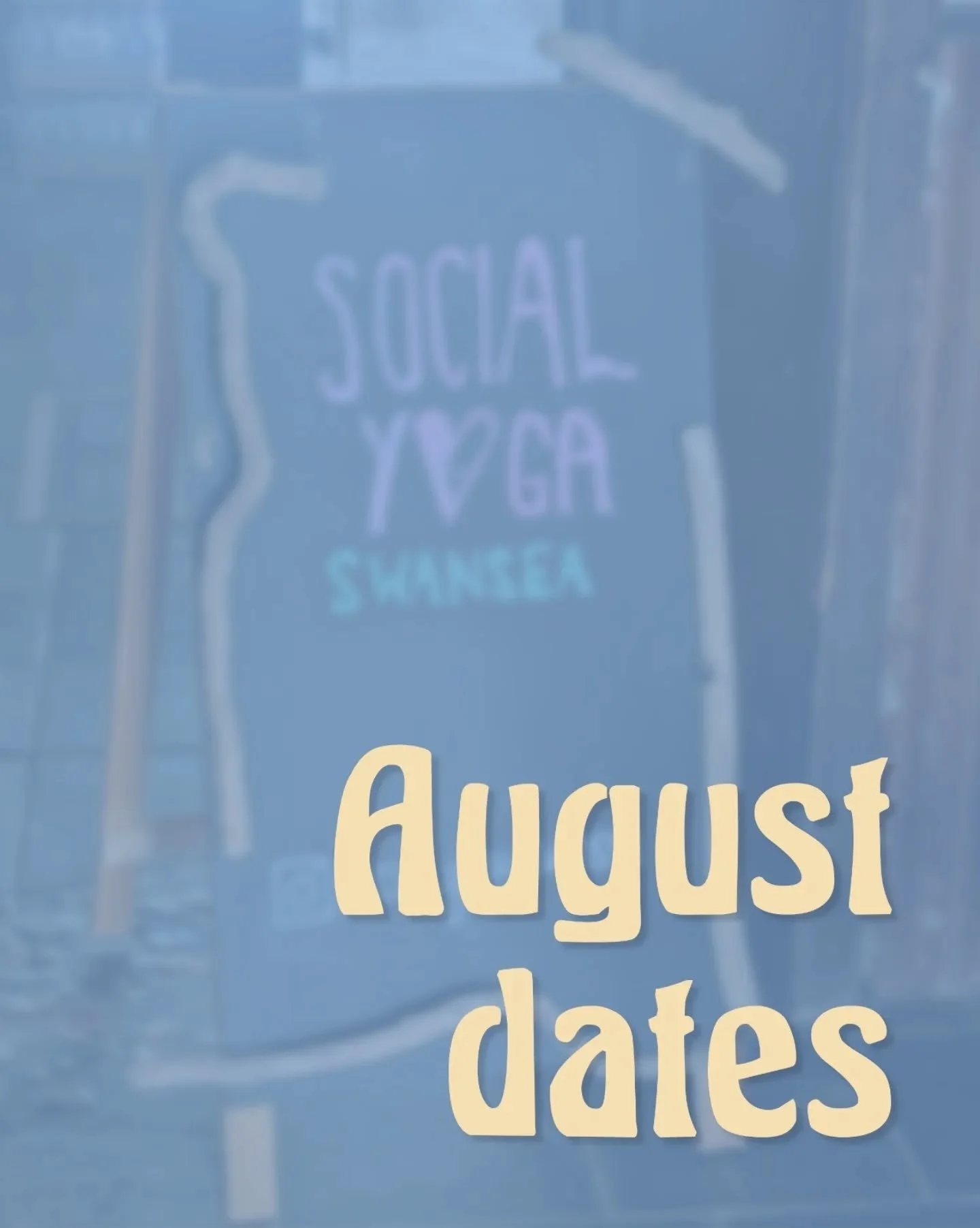 August has snuck up on us, and it&rsquo;s shaping up to be a big one!

☀️ Outdoor classes at @swanseaobservatory have moved to SUNDAYS! I repeat: SUNDAYS are now your new yoga day on the balcony 🌊🌊🌊

❤️ Super excited to be teaming up with @mentera