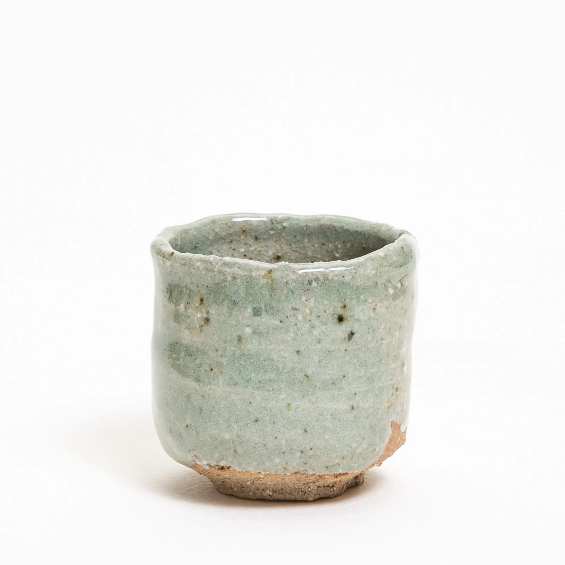 fish cup wild clay rock glaze 3