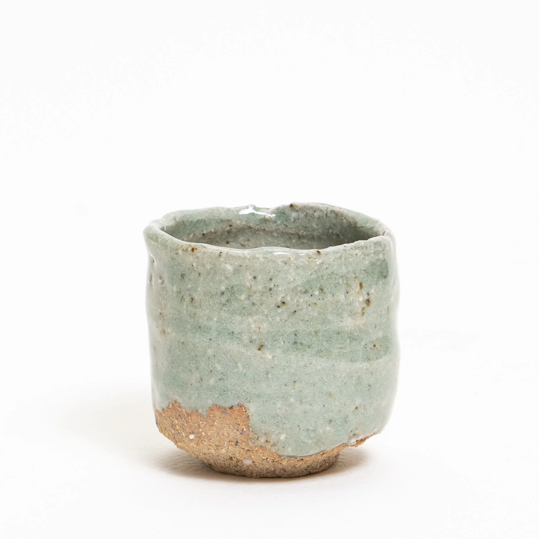 fish cup wild clay rock glaze 2