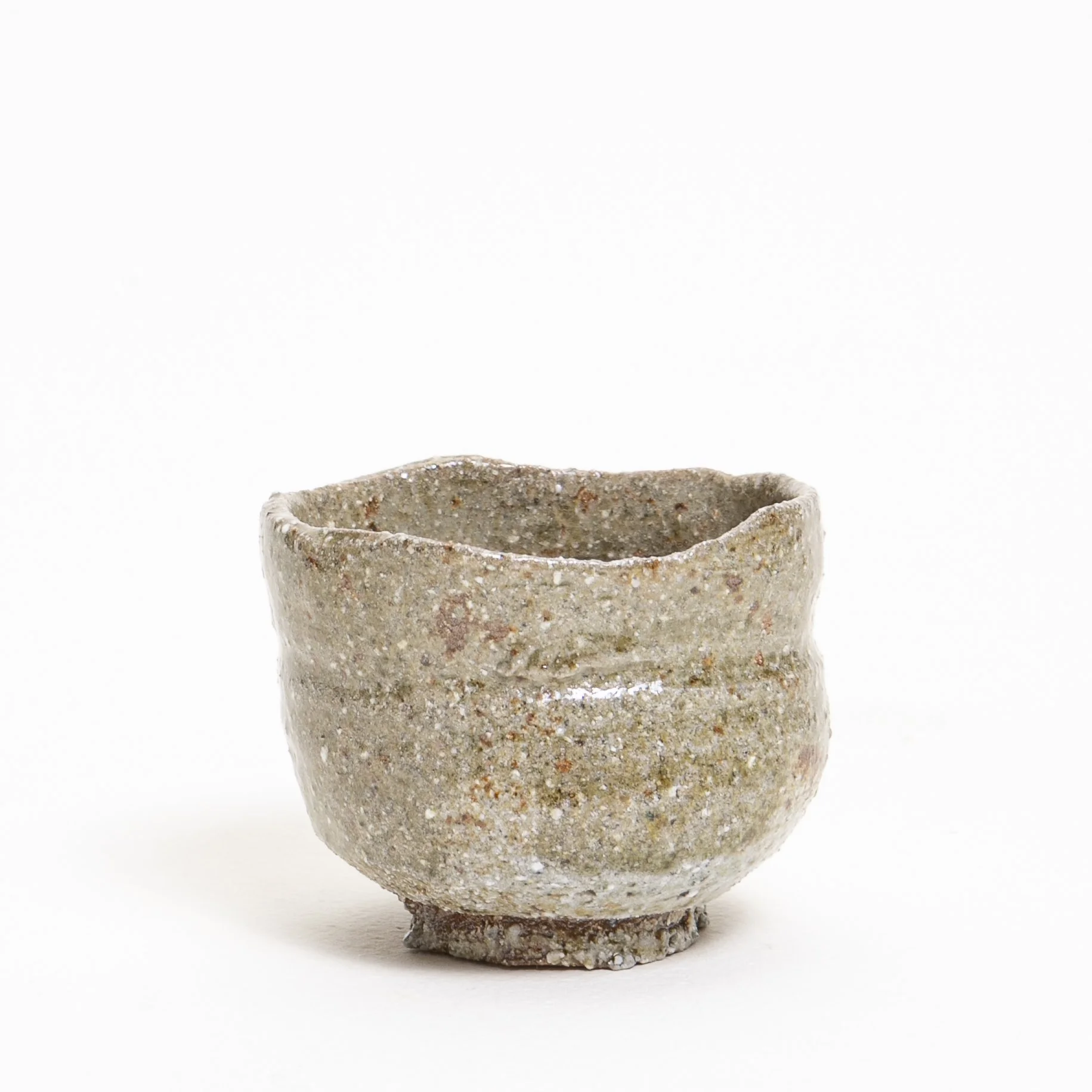 past cup wild clay ash glaze 2