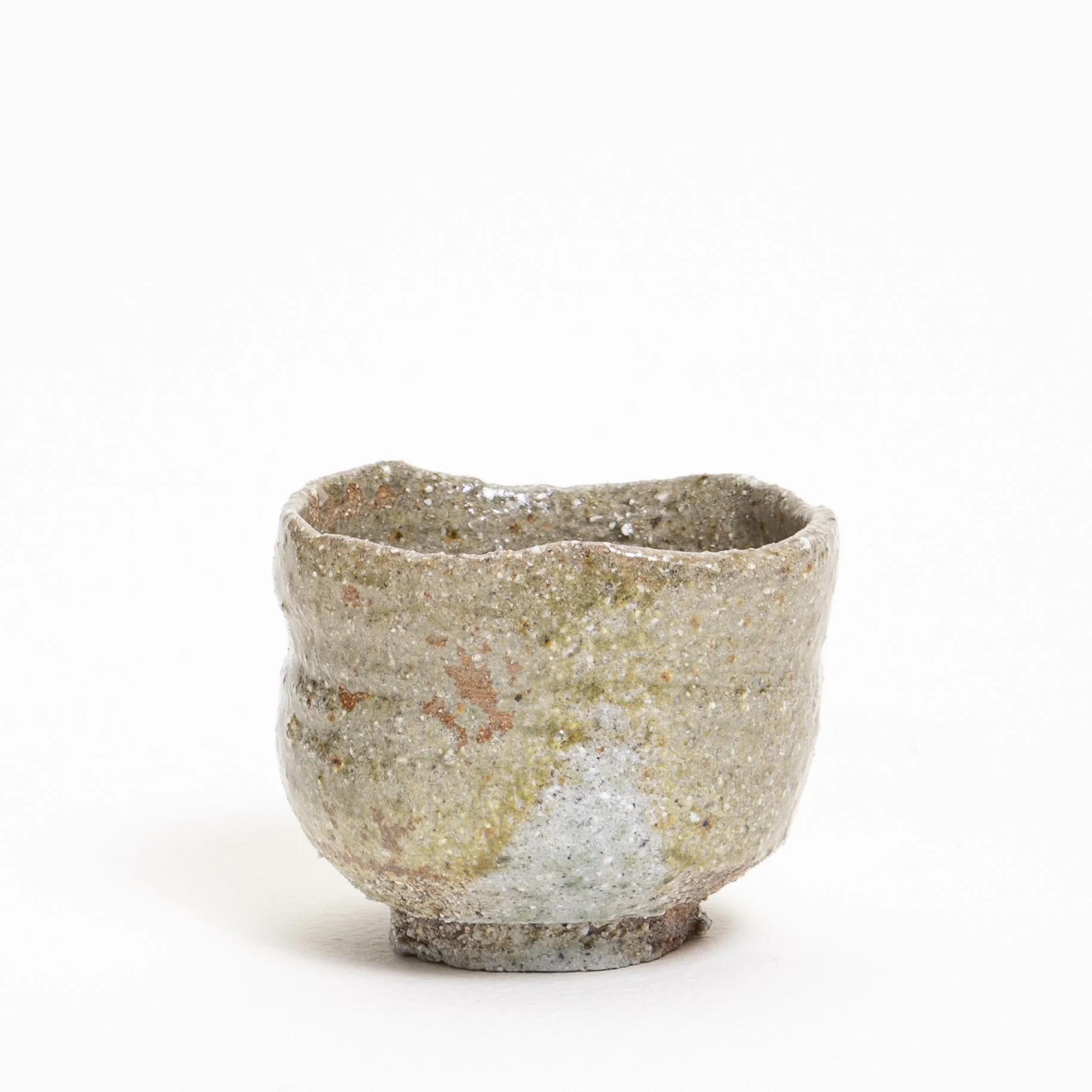 past cup wild clay ash glaze 1