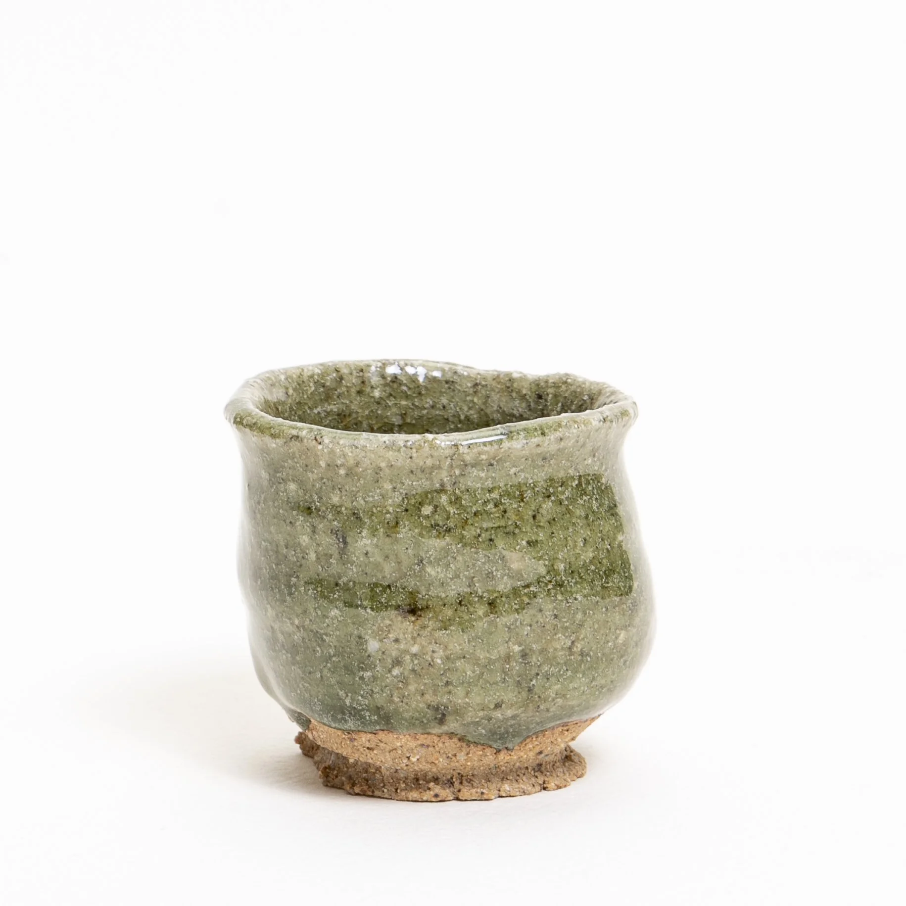 granitic cup wild clay rock glaze 3