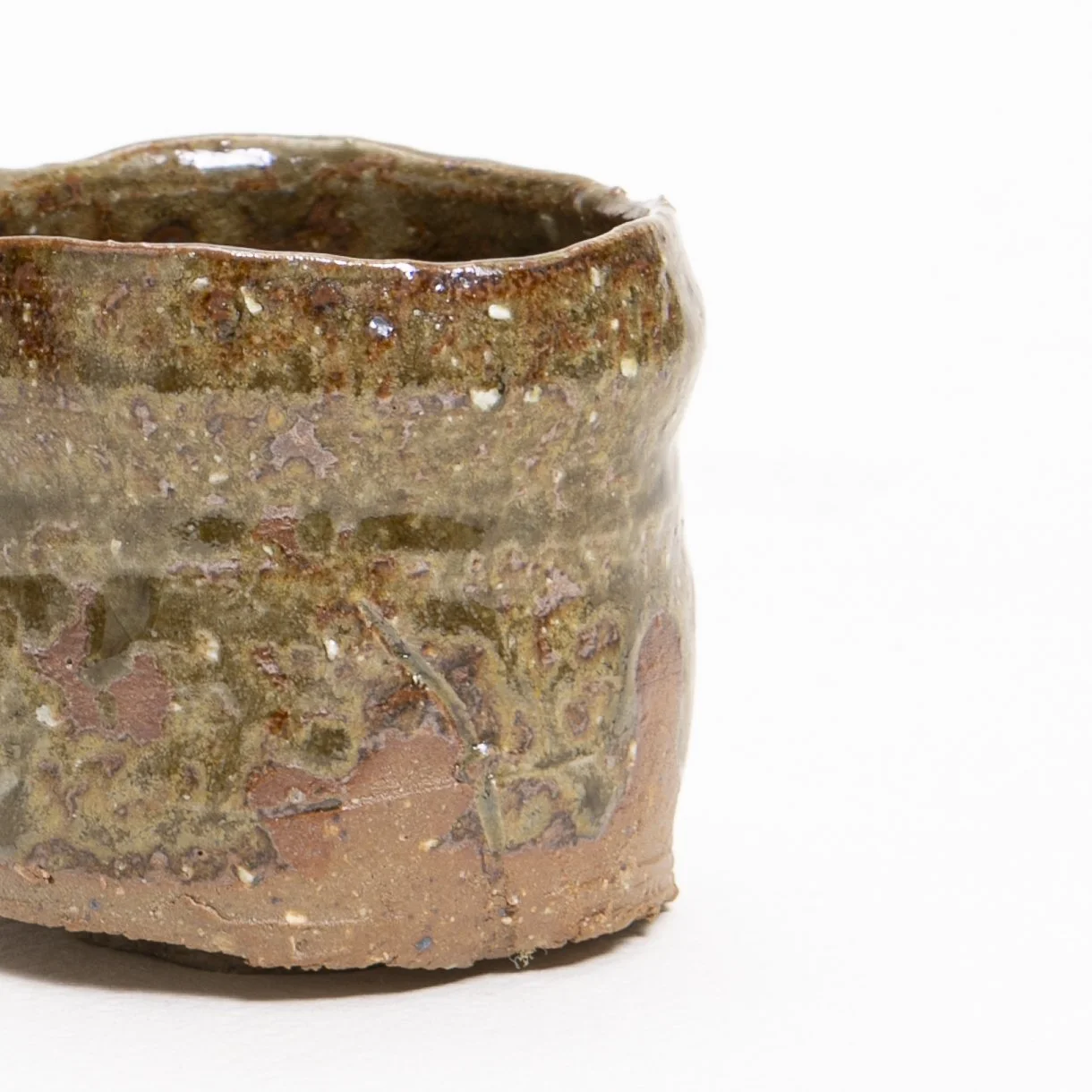 David cup wild clay rock glaze detail 1