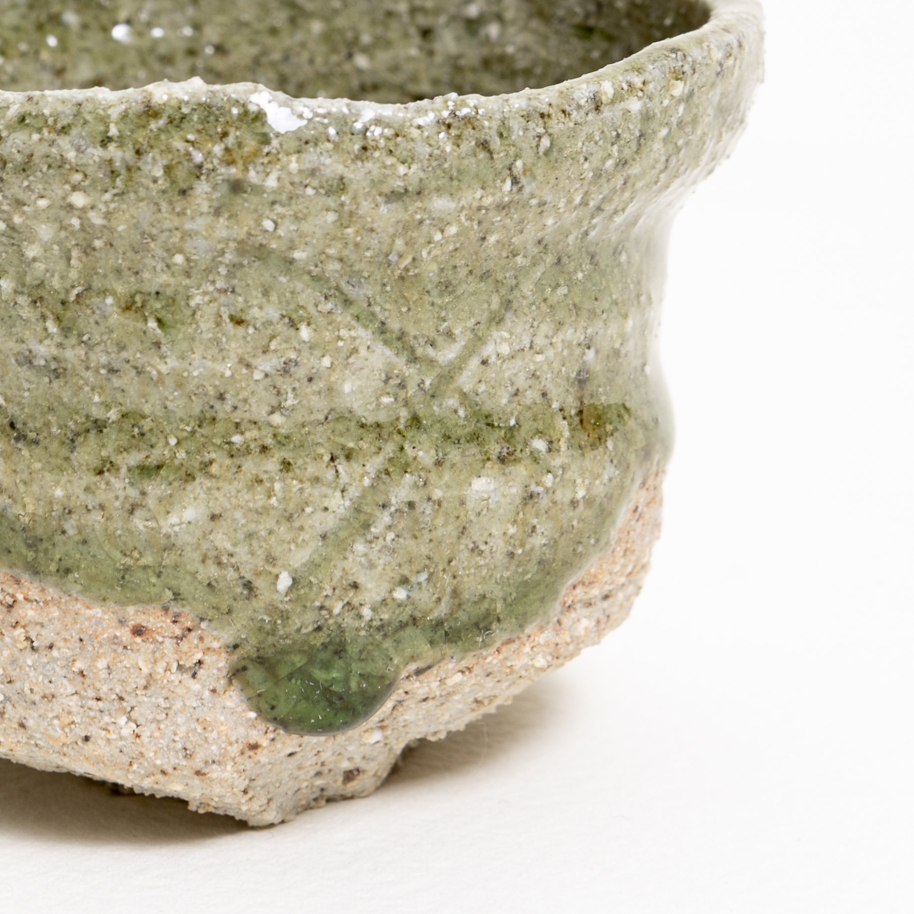rastitown cup wild clay rock glaze detail