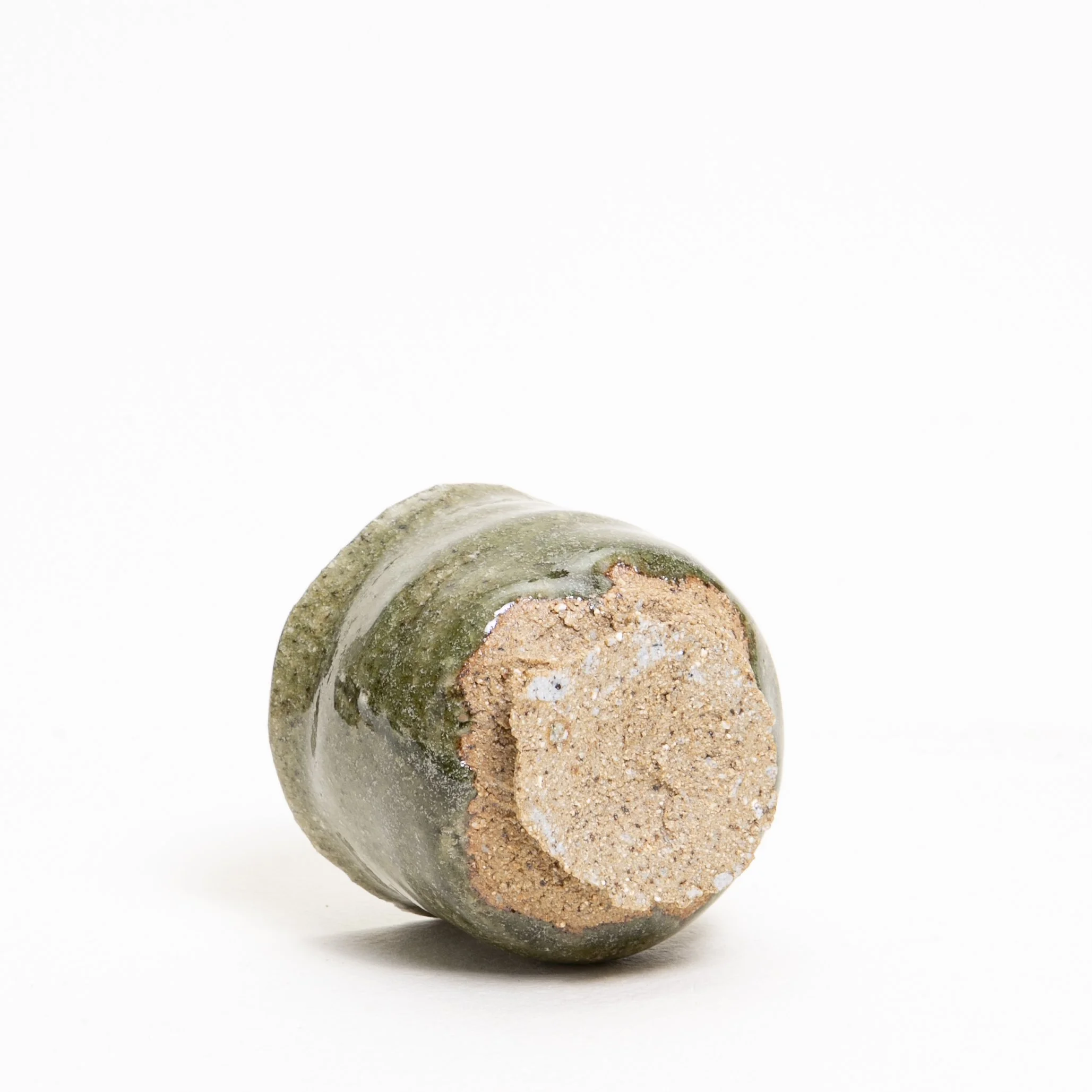 granitic cup wild clay rock glaze foot