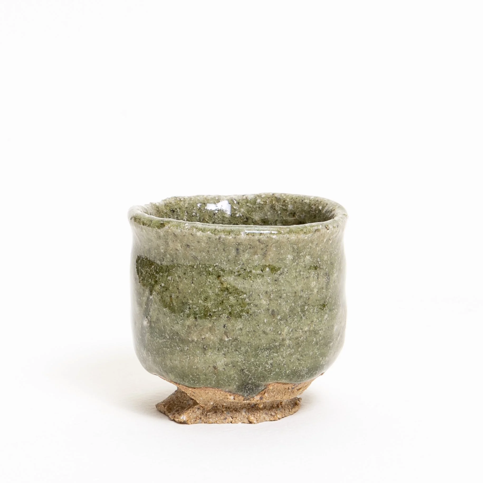 granitic cup wild clay rock glaze 2