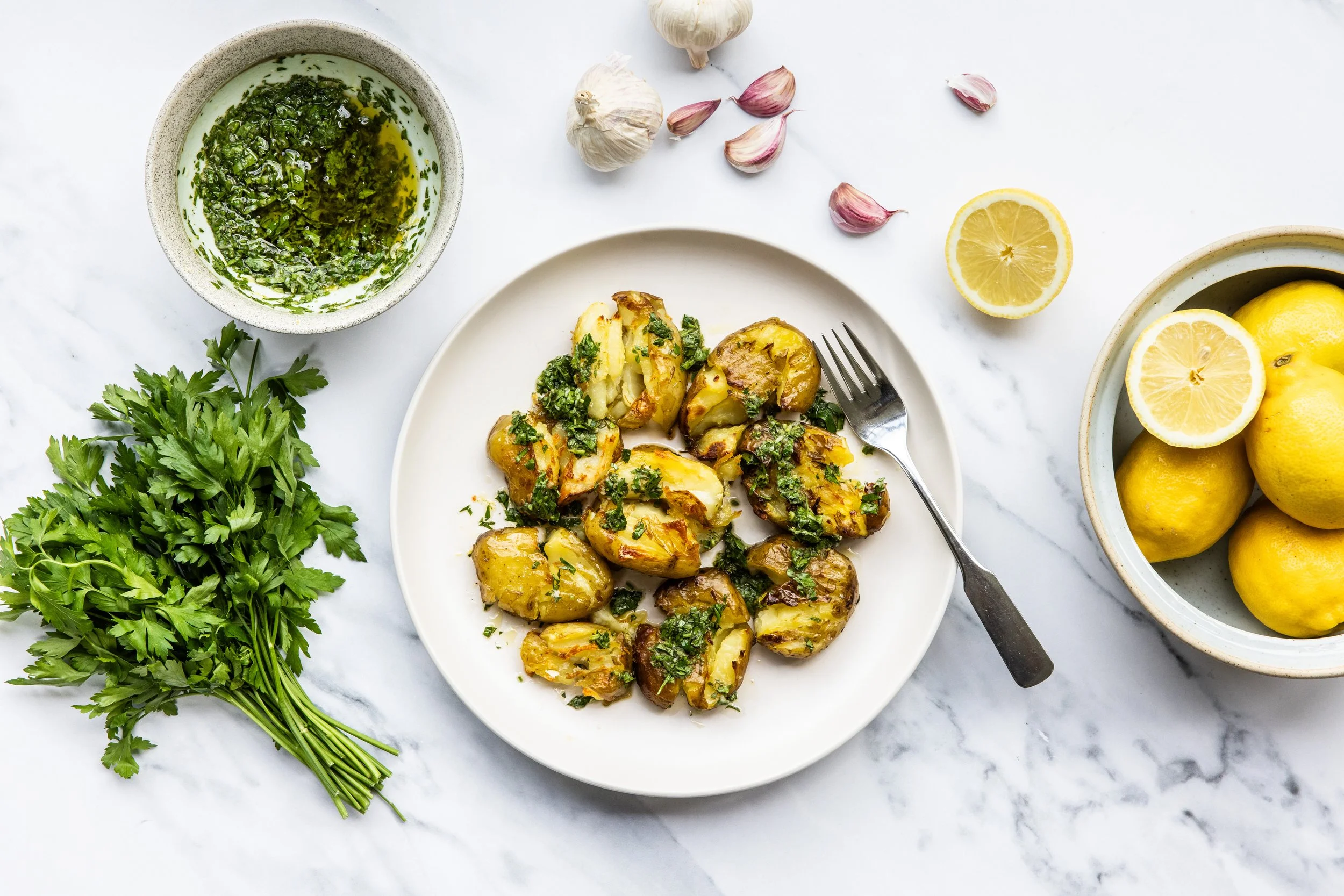 Crushed Jerseys with Gremolata