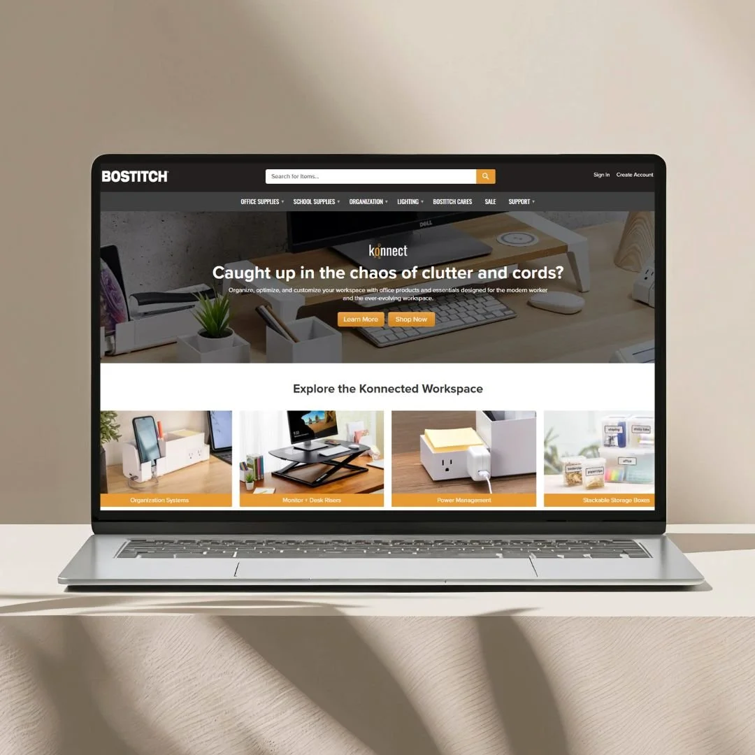 Bostitch Konnect Landing Page
