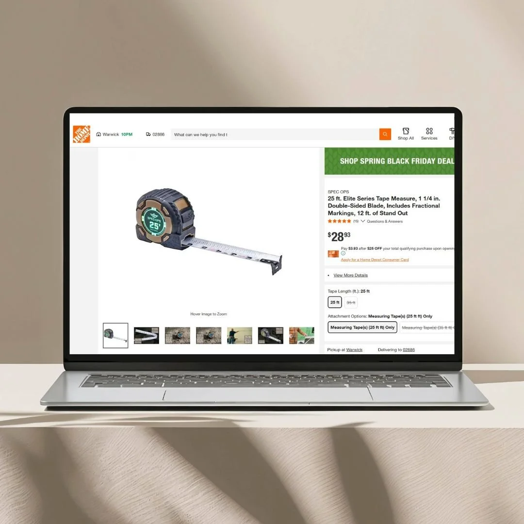 Home Depot Tape Measure