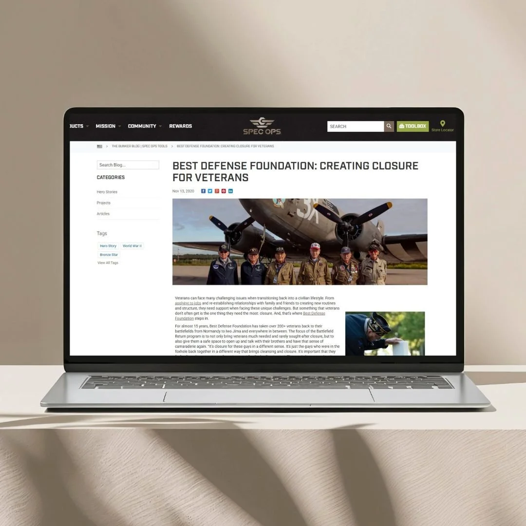 Best Defense Foundation x Spec Ops Tools