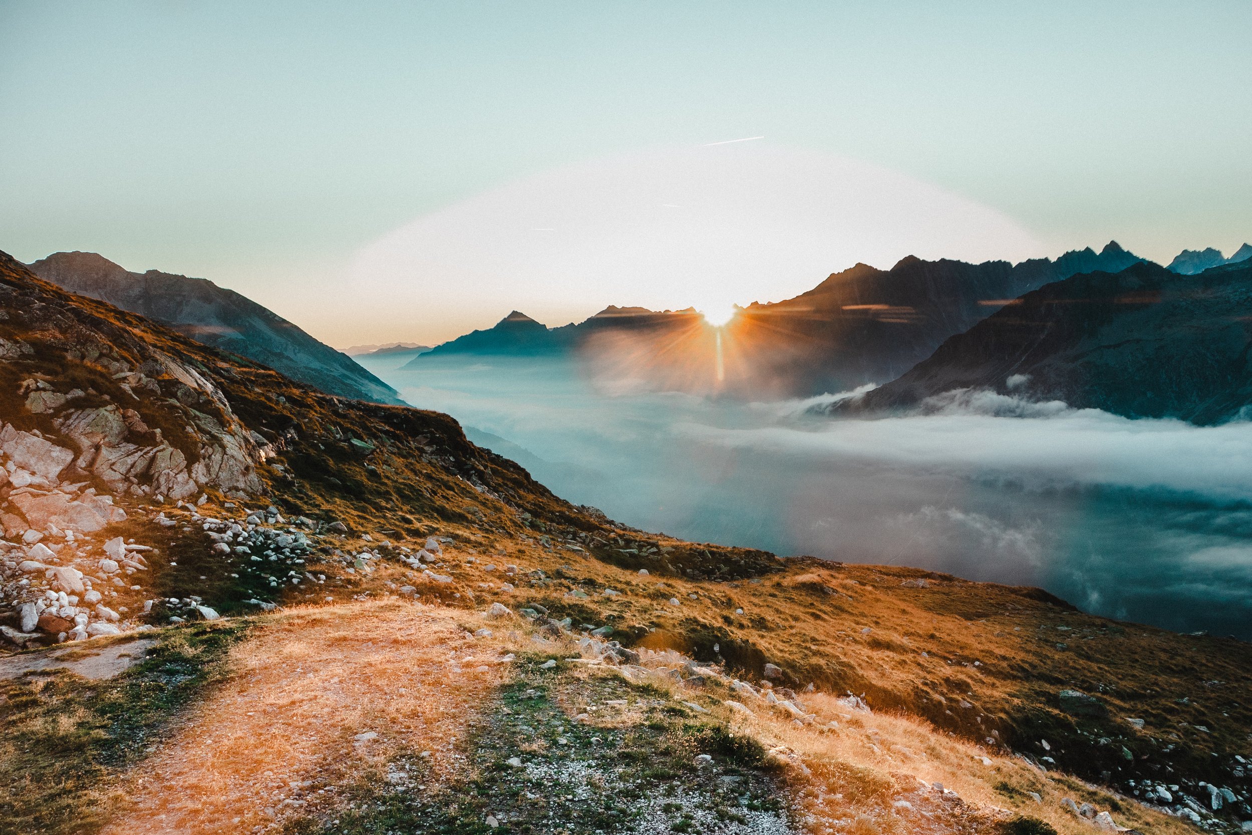 Sunrise in Alps